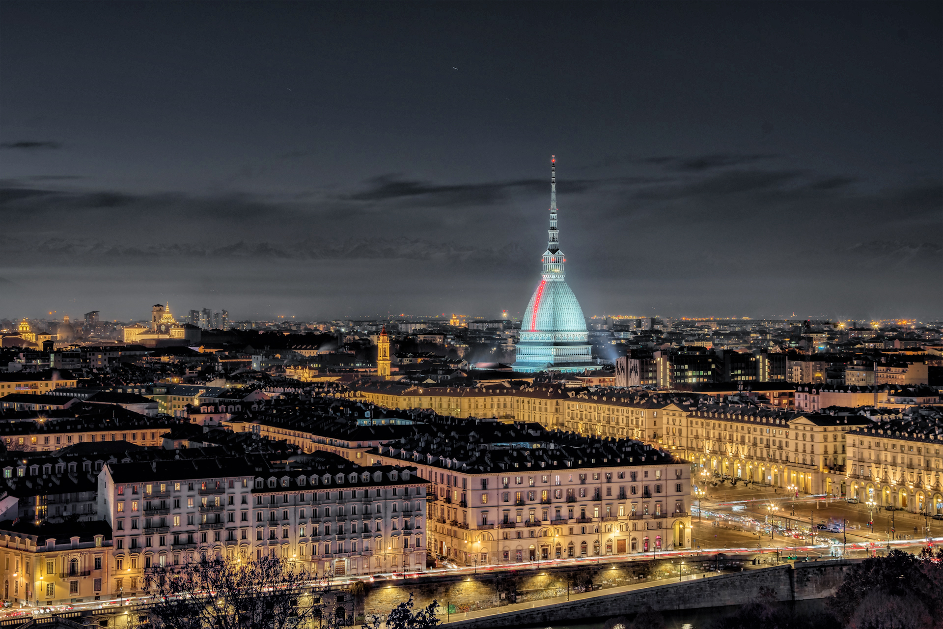 Turin by night