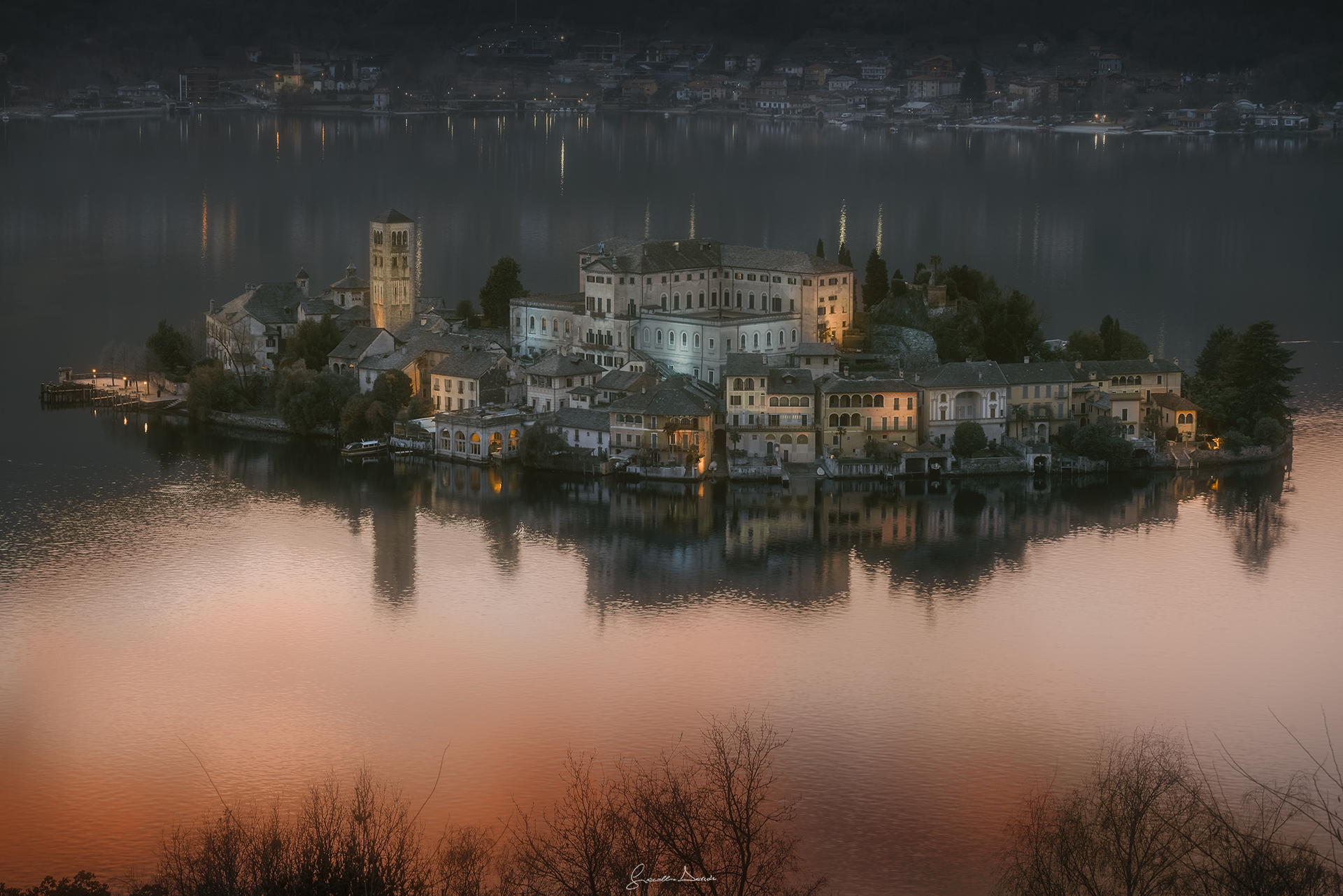 Twilight on the islet