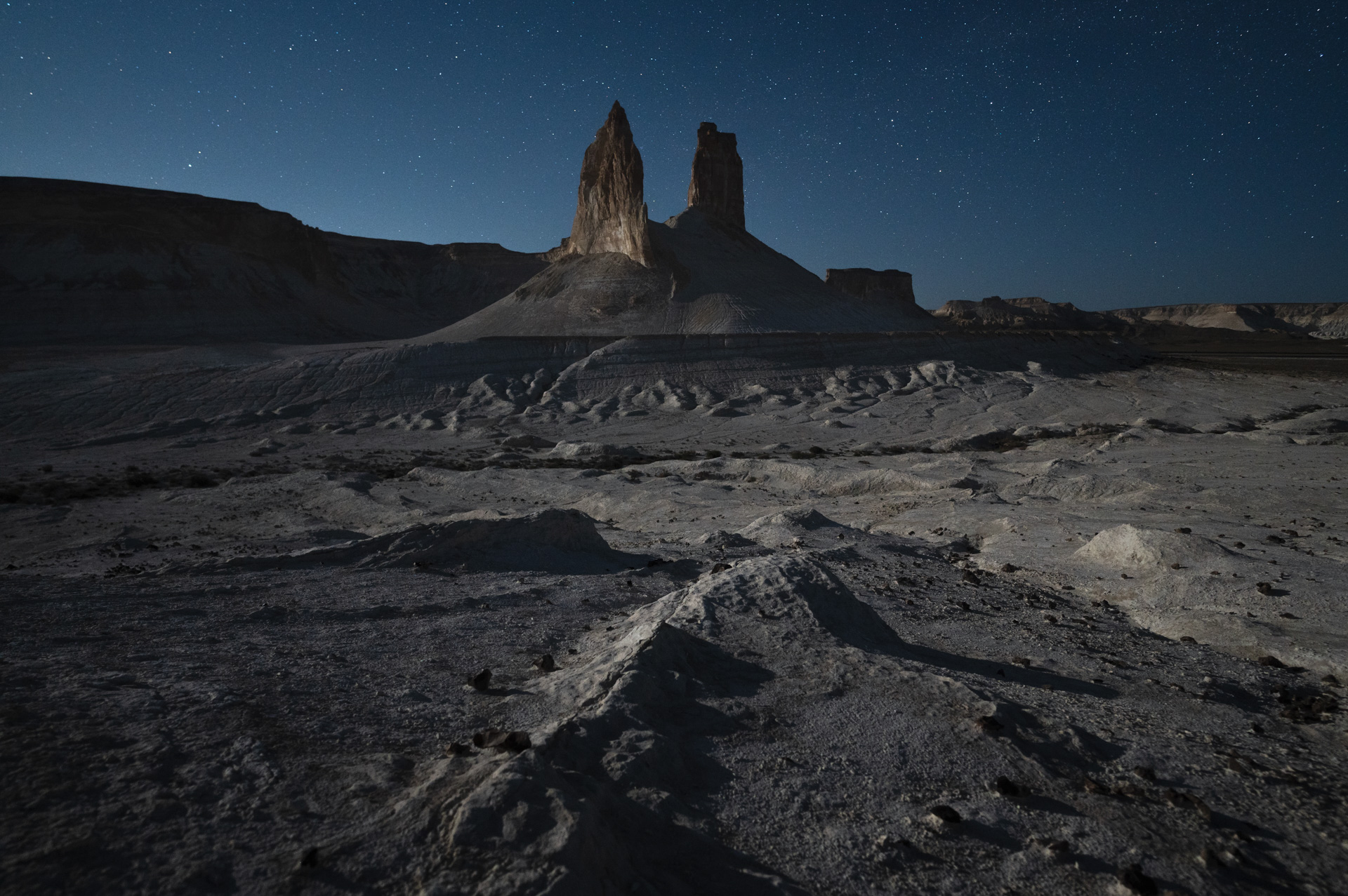 Night on the plateau