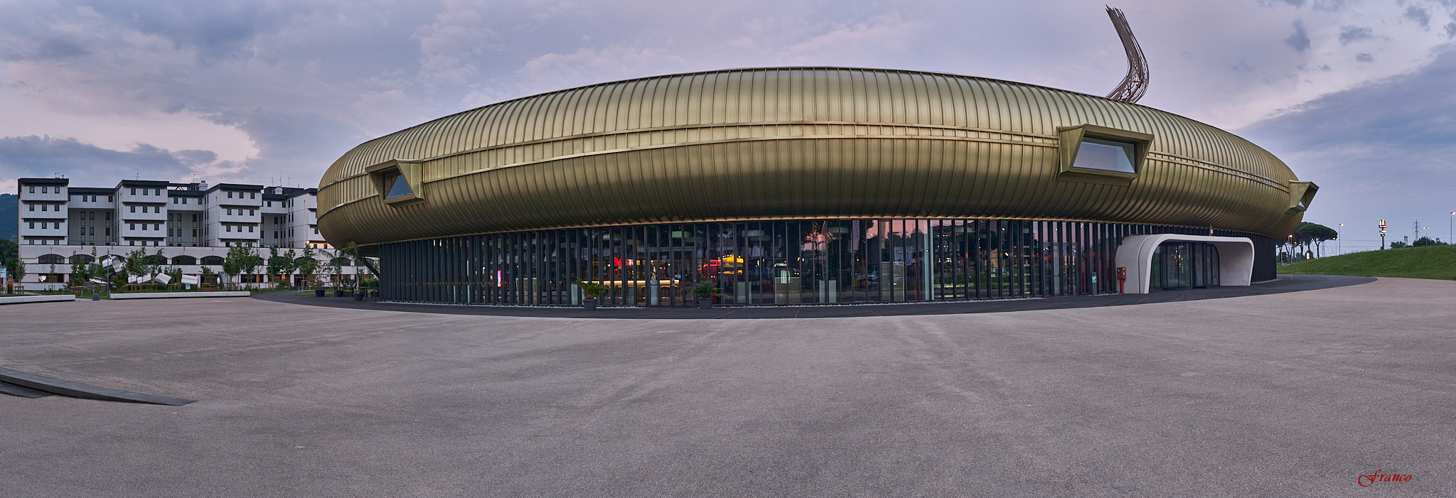 Il 'Pecci' al tramonto