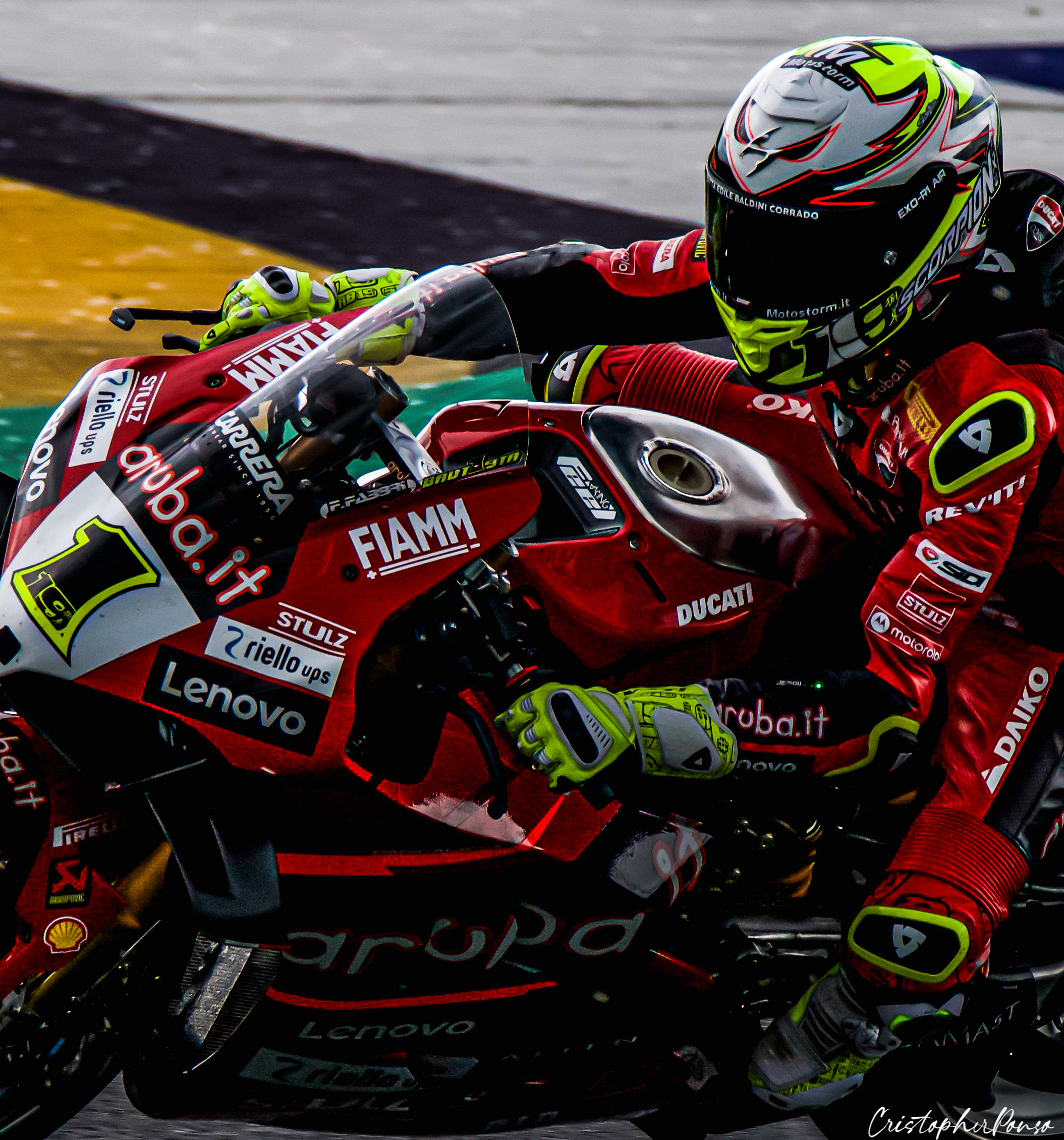 Alvaro Bautista Misano Test WorldSbk