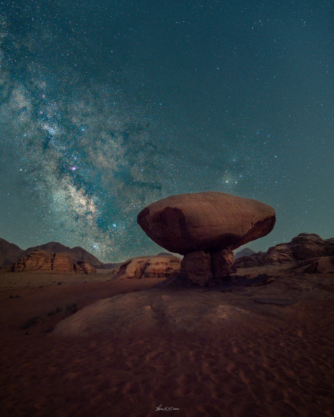 The mushroom - wadi rum Jordan