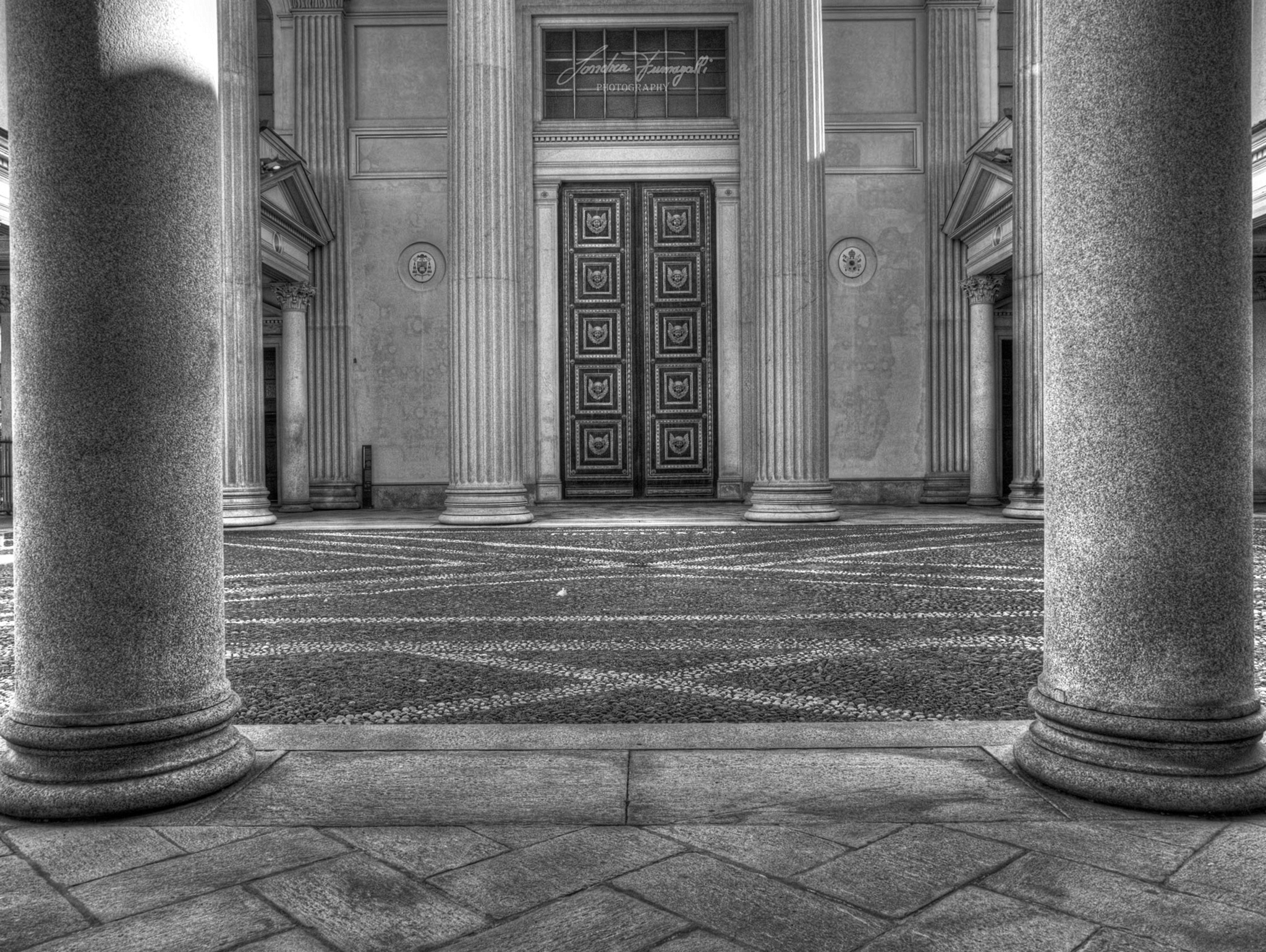 The columns