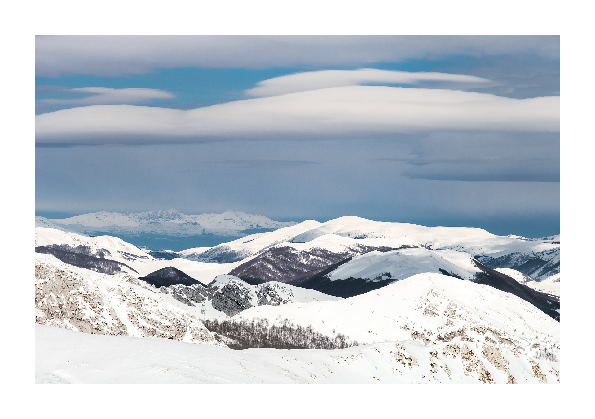 Appennino centrale imbiancato