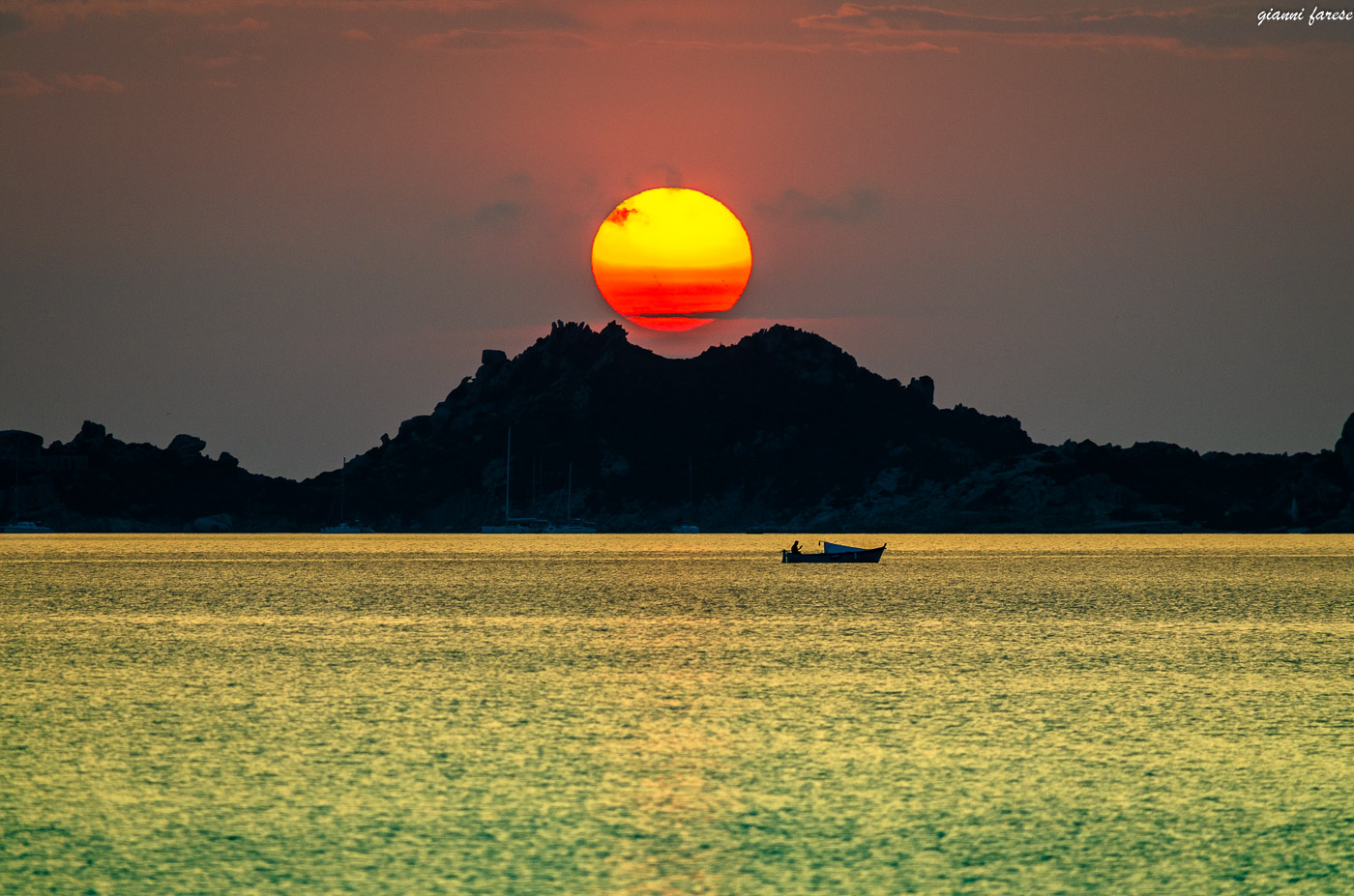La Maddalena at sunset