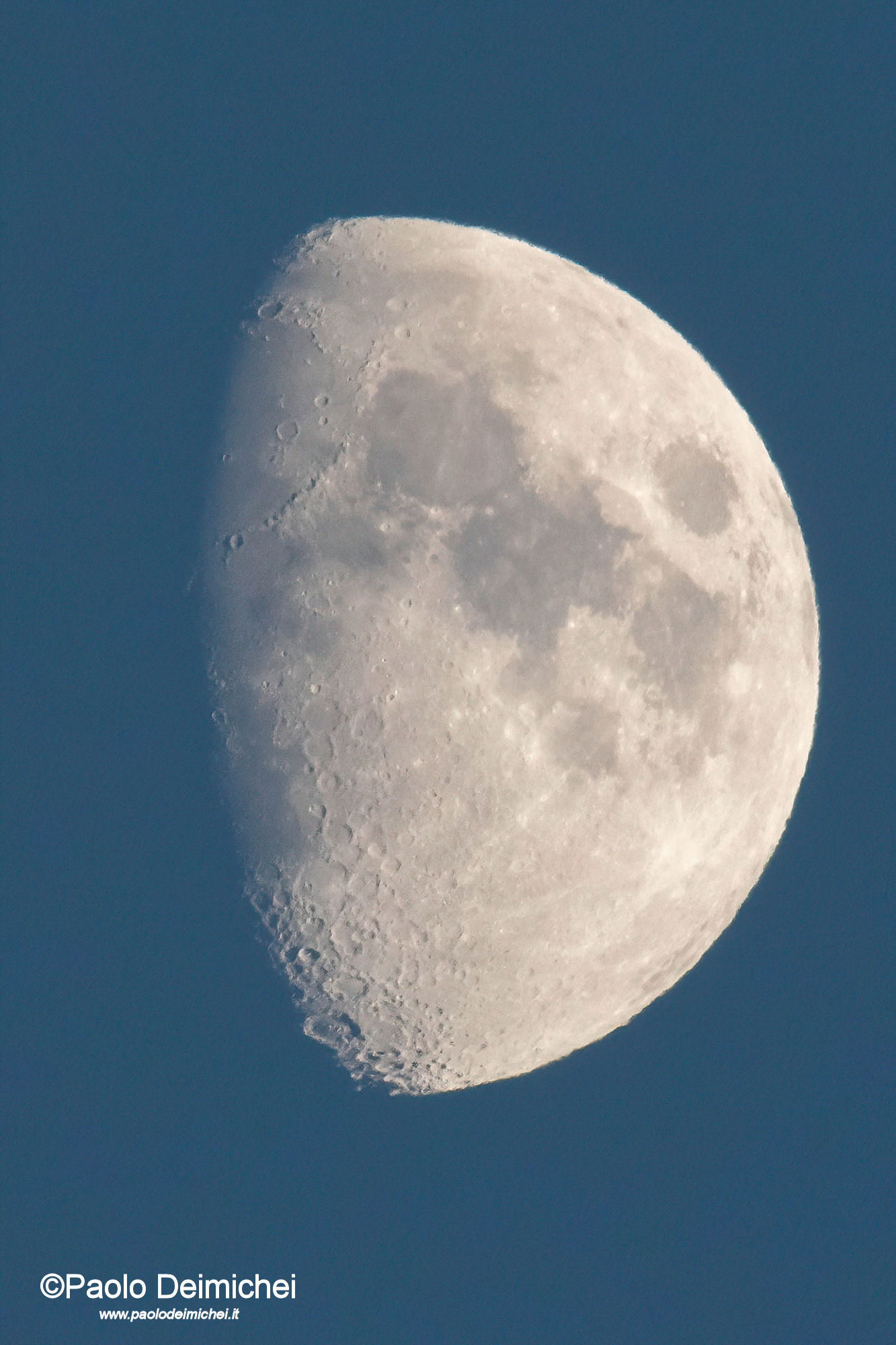 Daytime crescent (with 600mm lens)