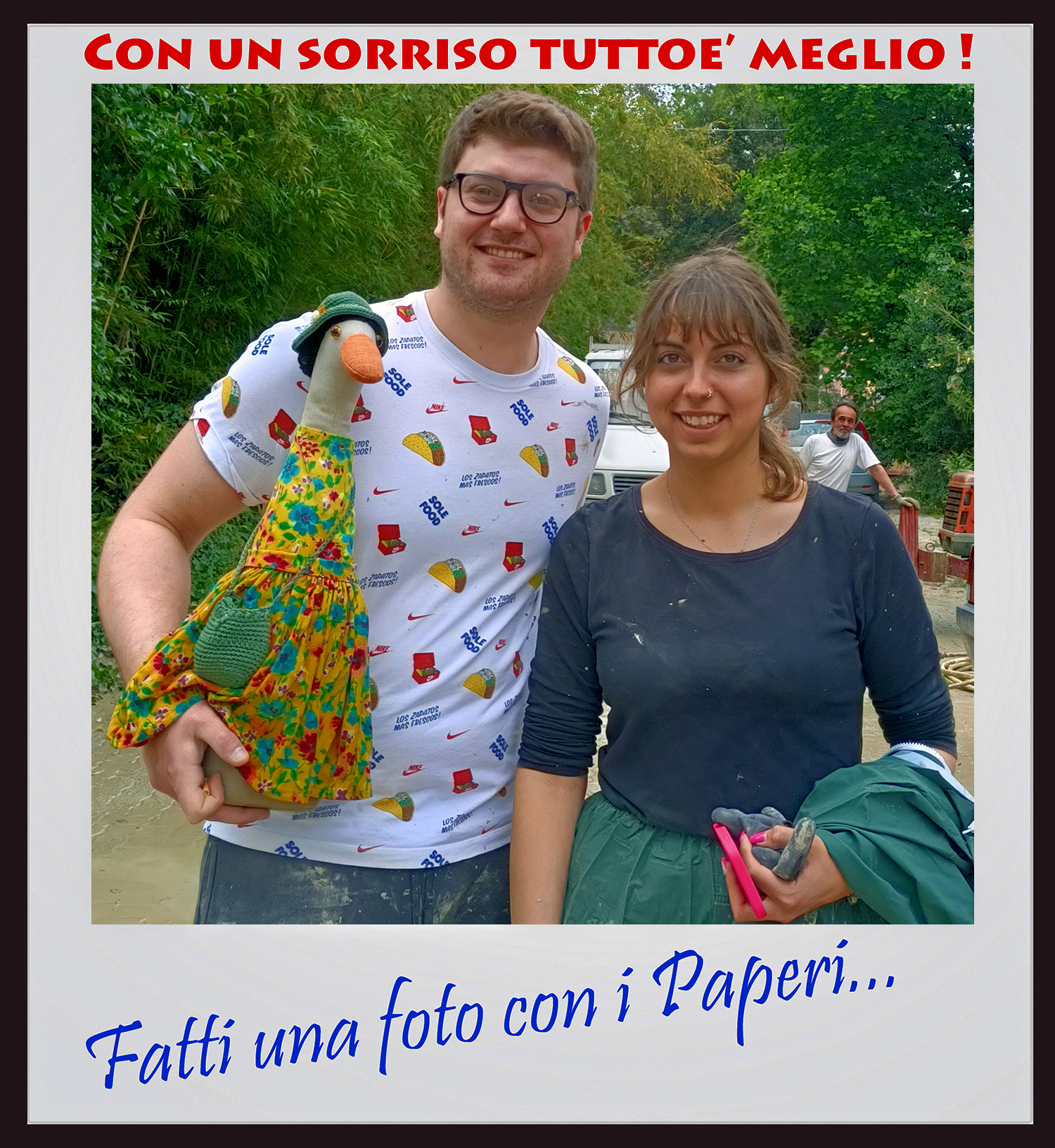 #fattiunafotoconipaperi (con gli Angeli del fango 2)