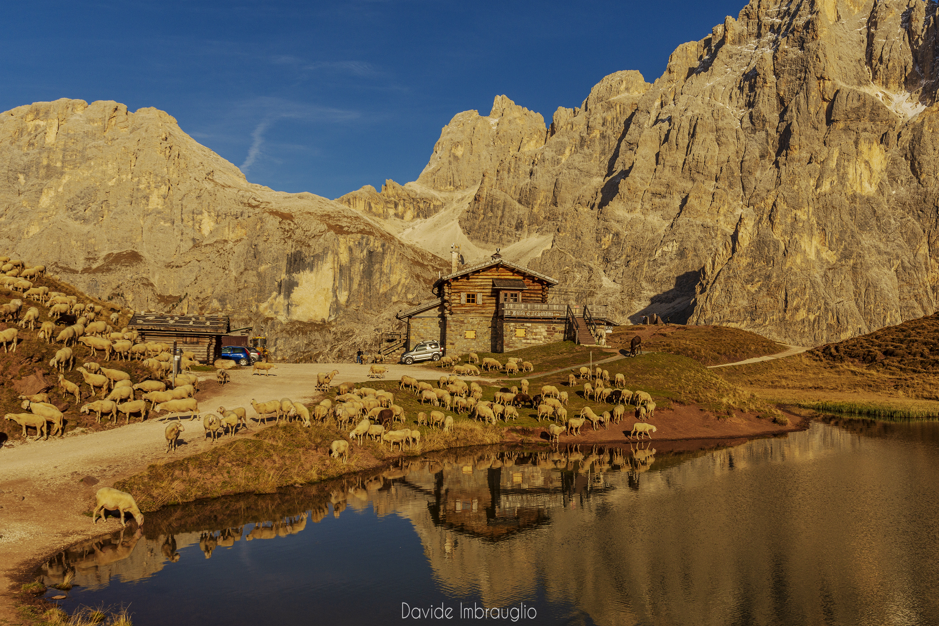 Baita Segantini at Passo Rolle