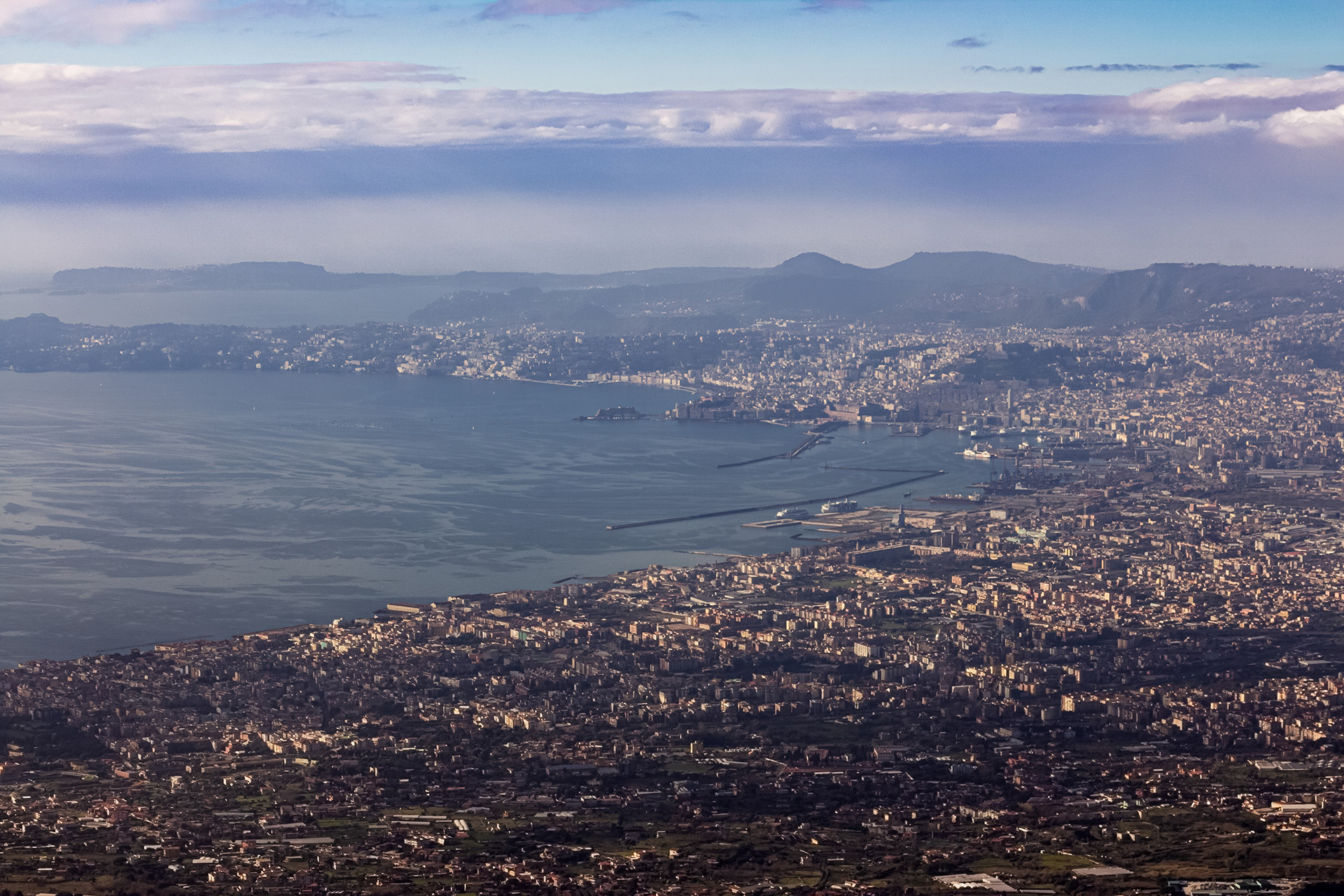 Naples from Vesuvius