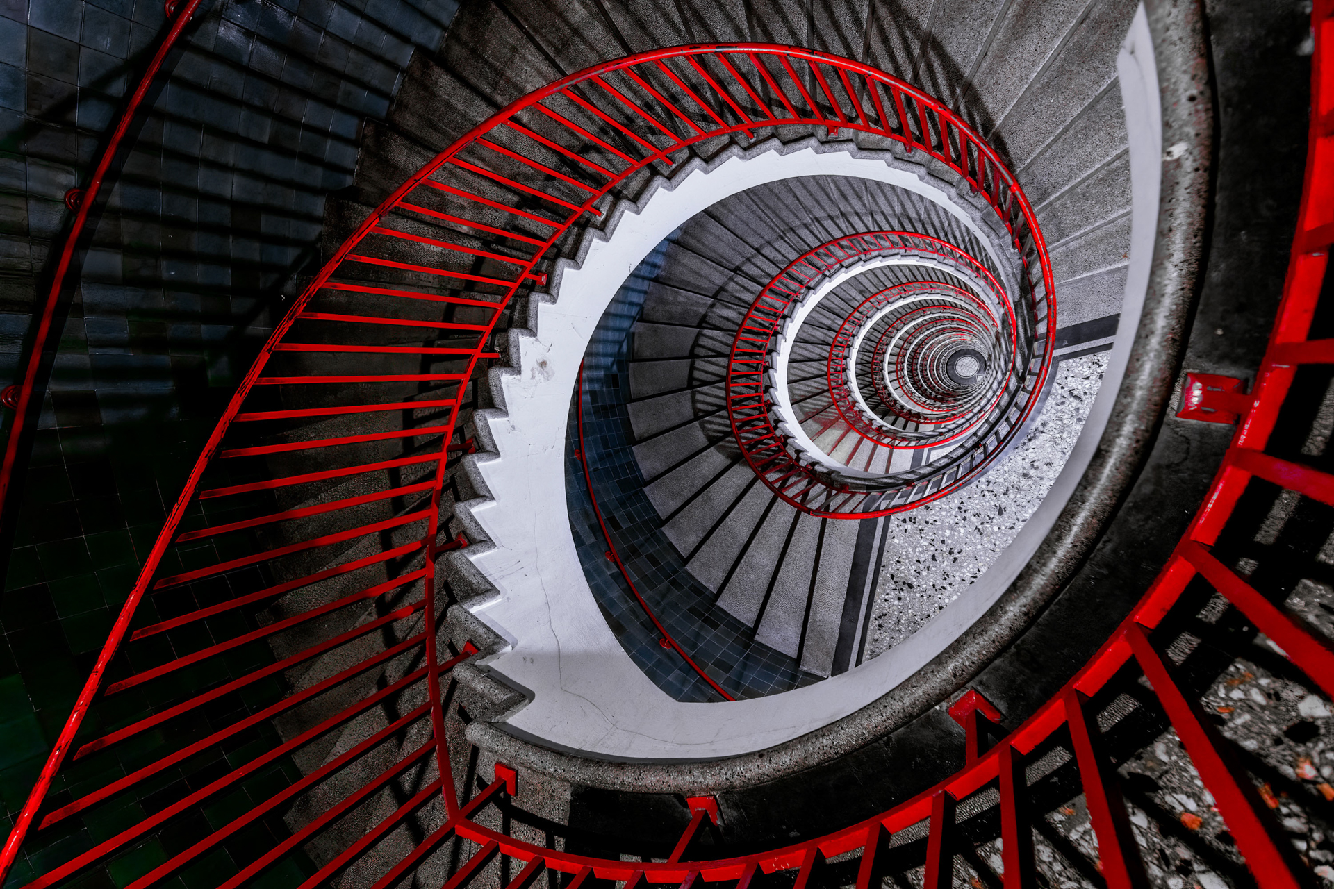 The staircase