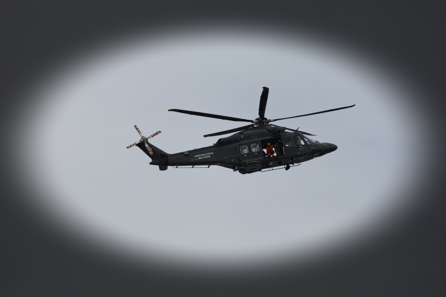The helicopter