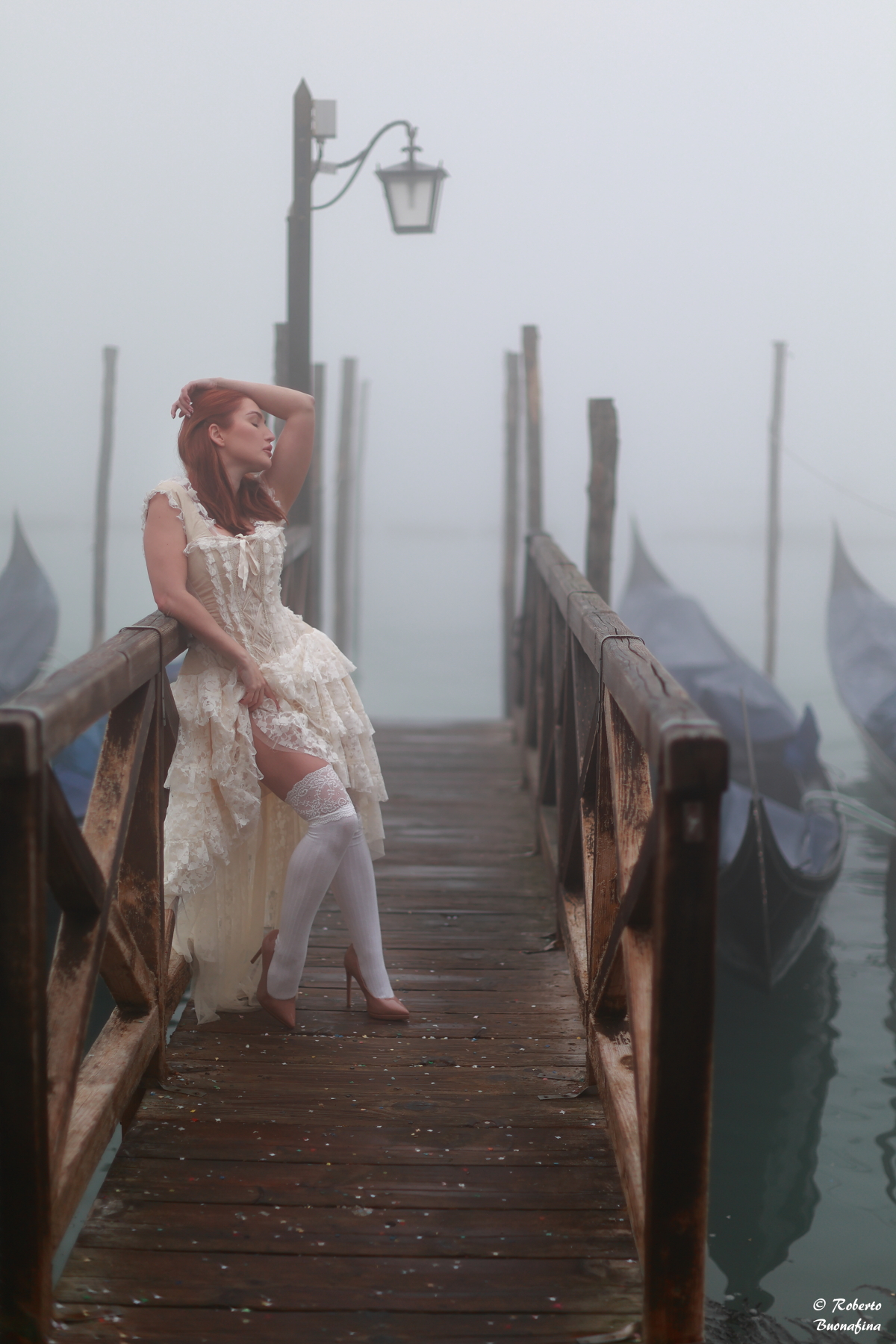 An Angel in the fog- Venice 16 February 2023