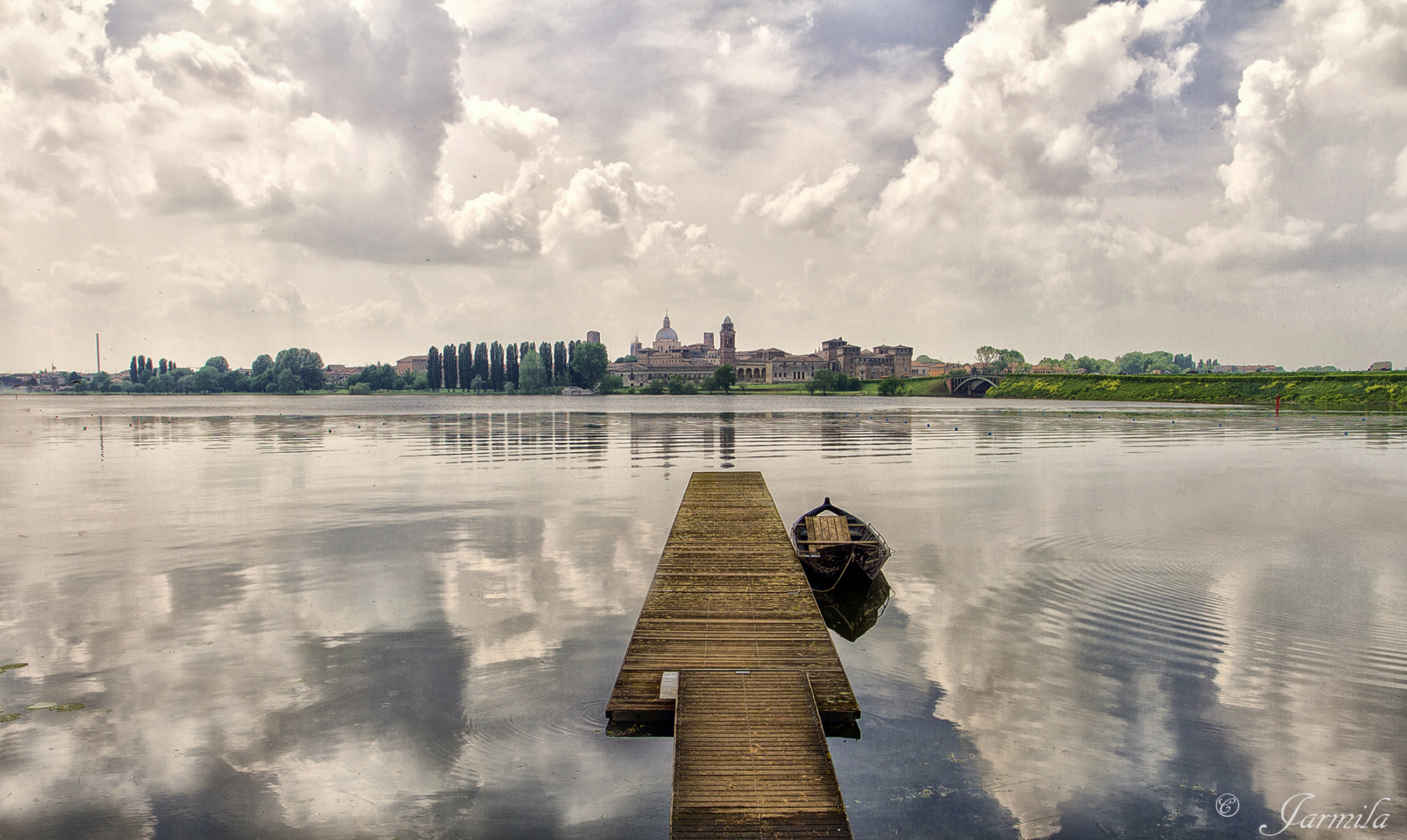 Mantua, view from the lake