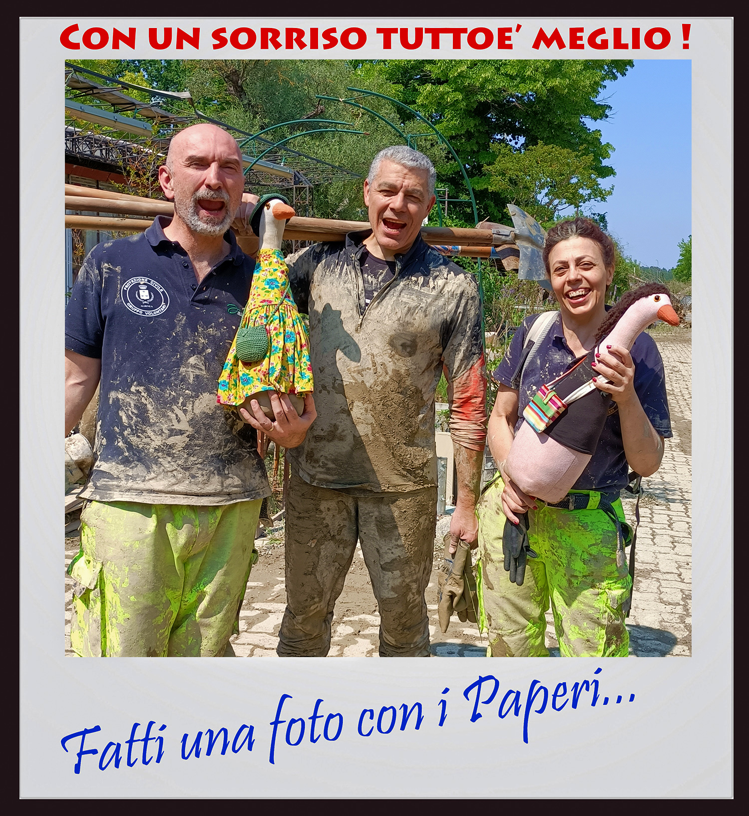 #fattiunafotoconipaperi (con gli Angeli del fango 4)