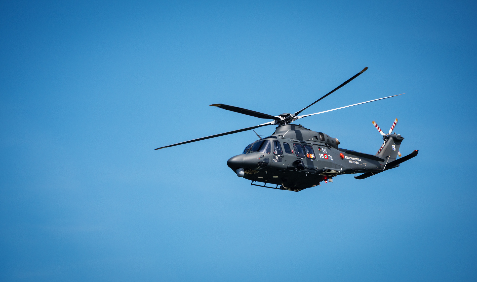 Hh 139 helicopter of the 15th Wing of the Italian Air Force