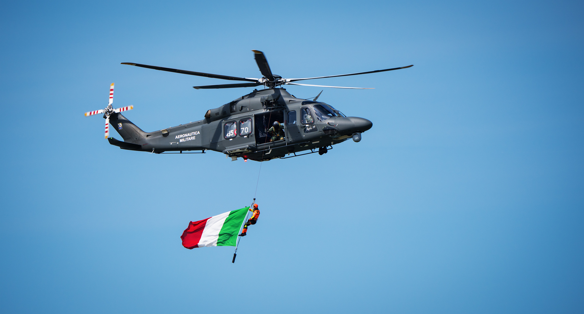 Hh 139 helicopter of the 15th Wing of the Italian Air Force