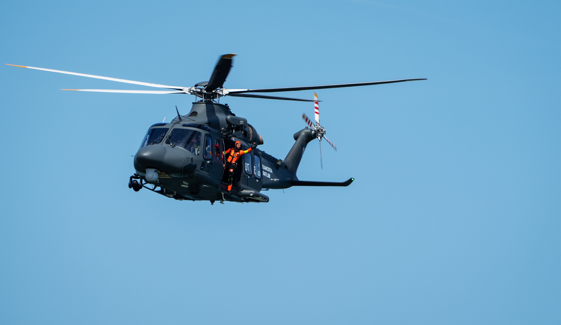 Hh 139 helicopter of the 15th Wing of the Italian Air Force