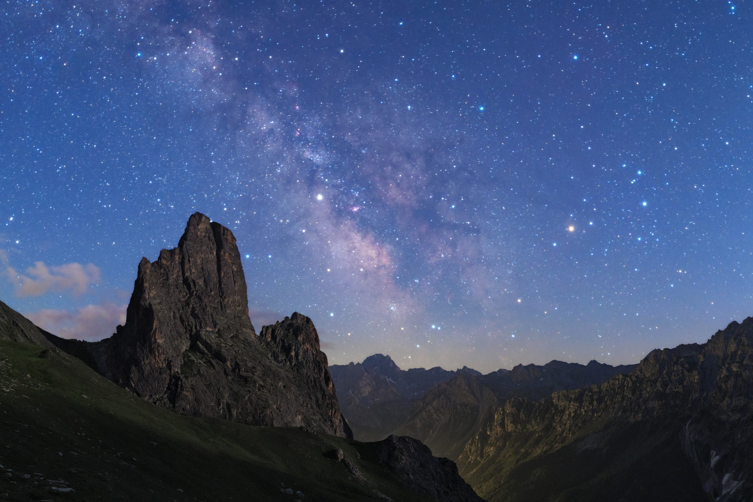 Castle-Provençal and Milky Way