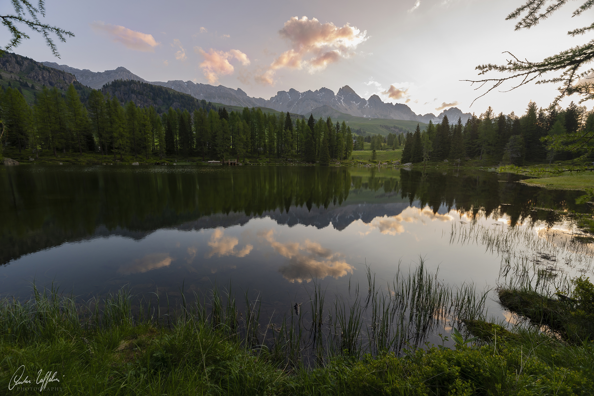 Alba al Lago di San Pellegrino