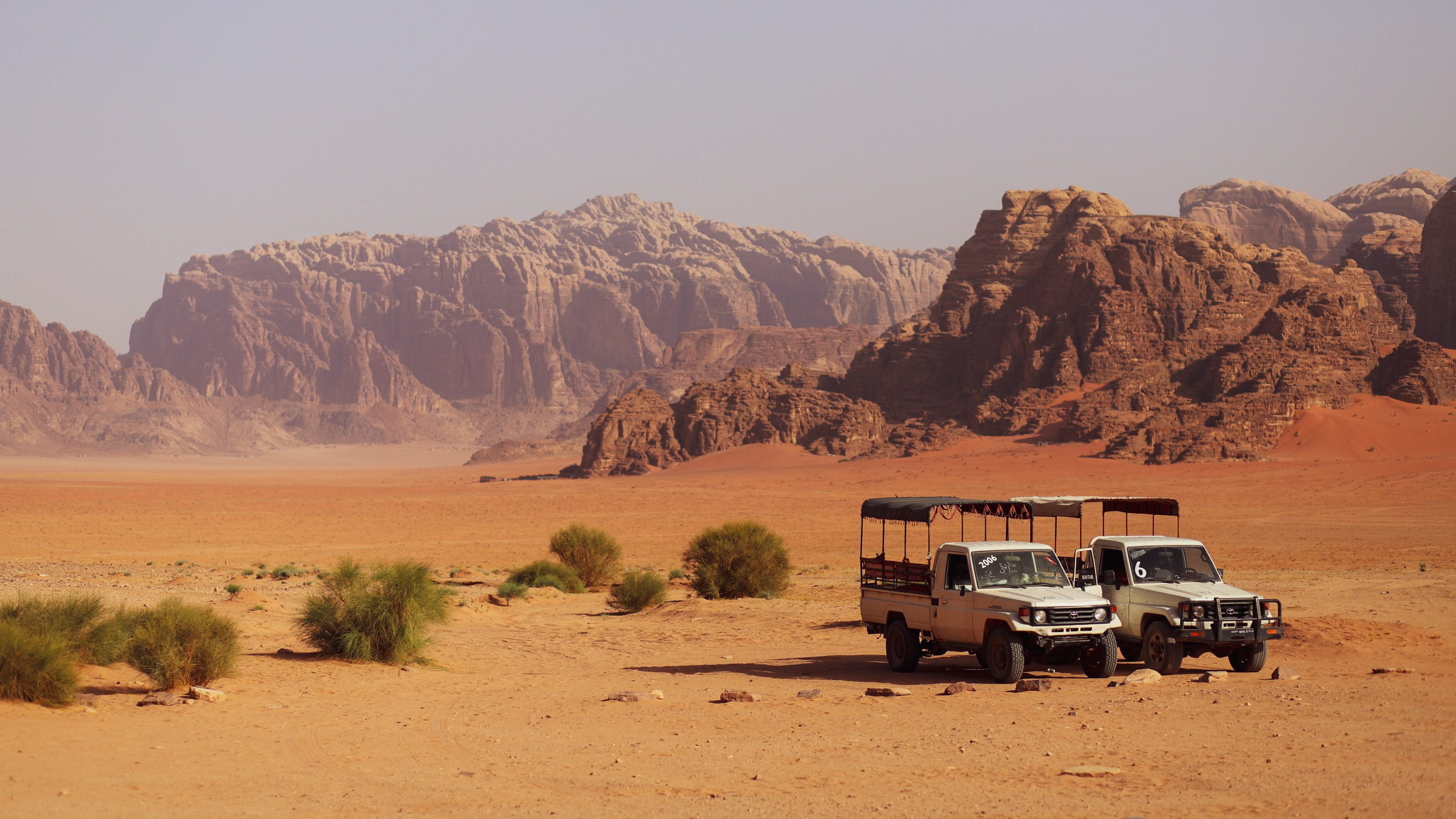 Alba nel Wadi Rum