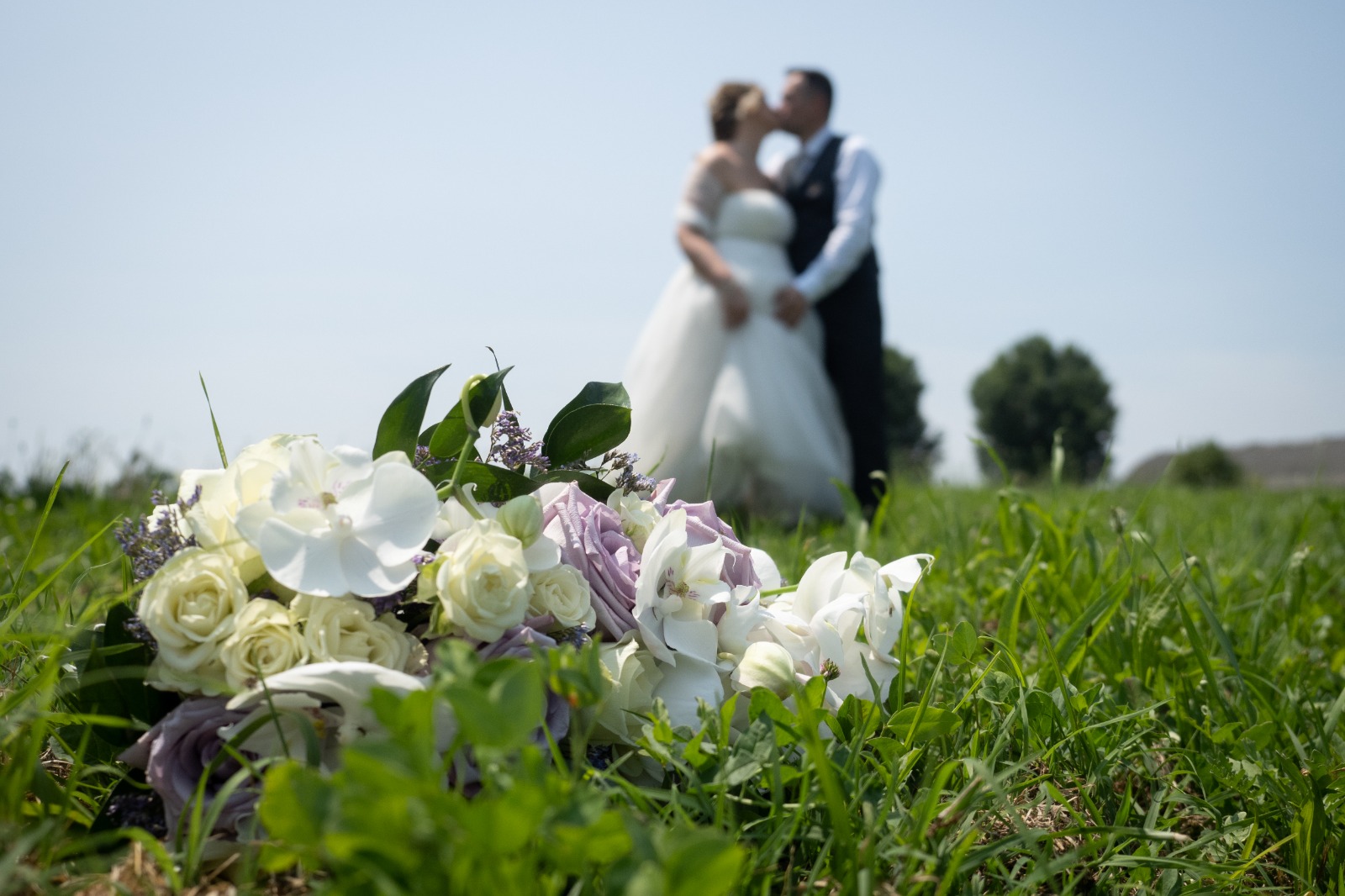 Kiss in the countryside