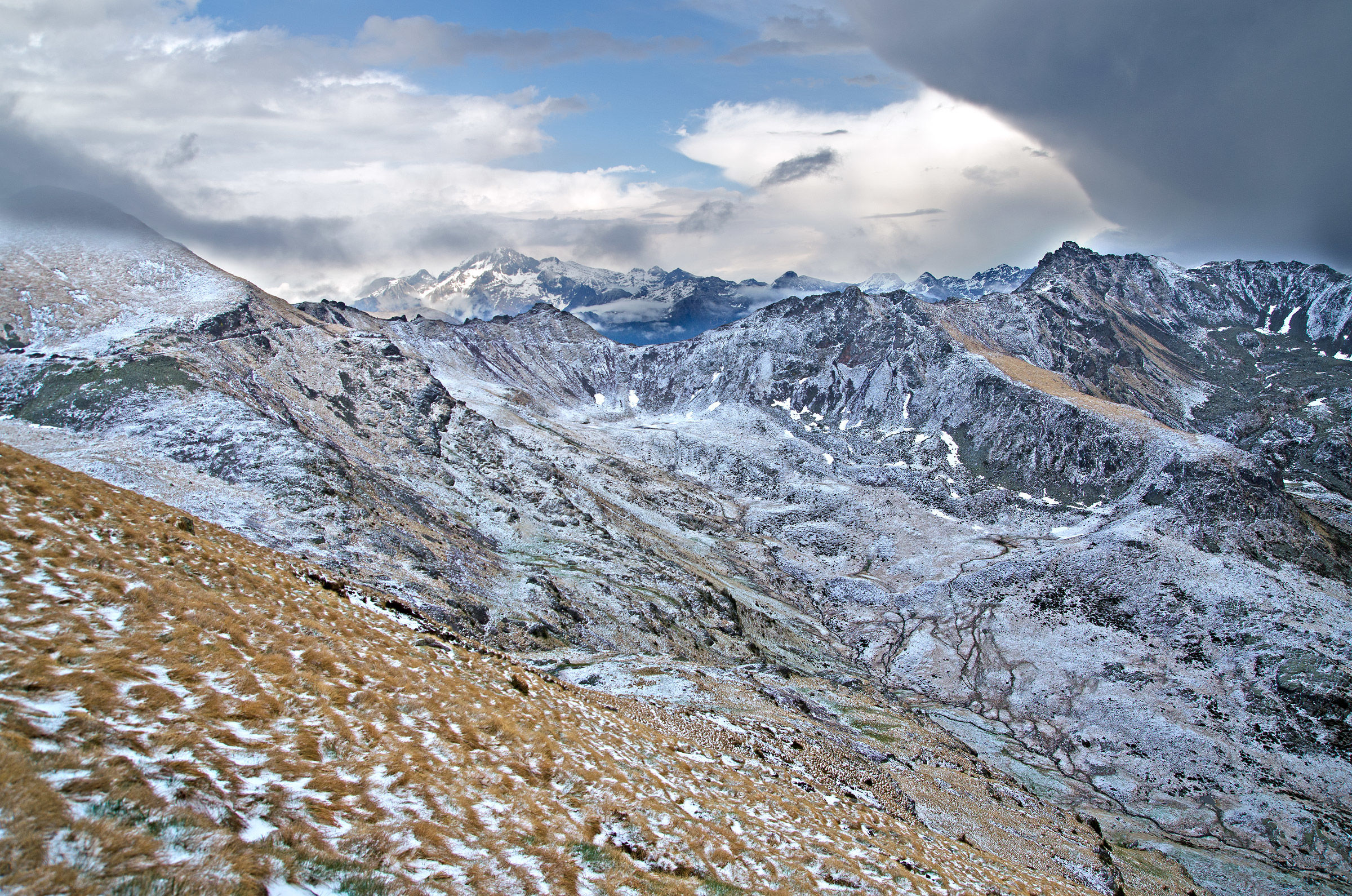 Lagorai, dopo la grandinata.