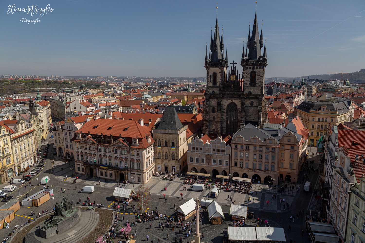 Central view from above
