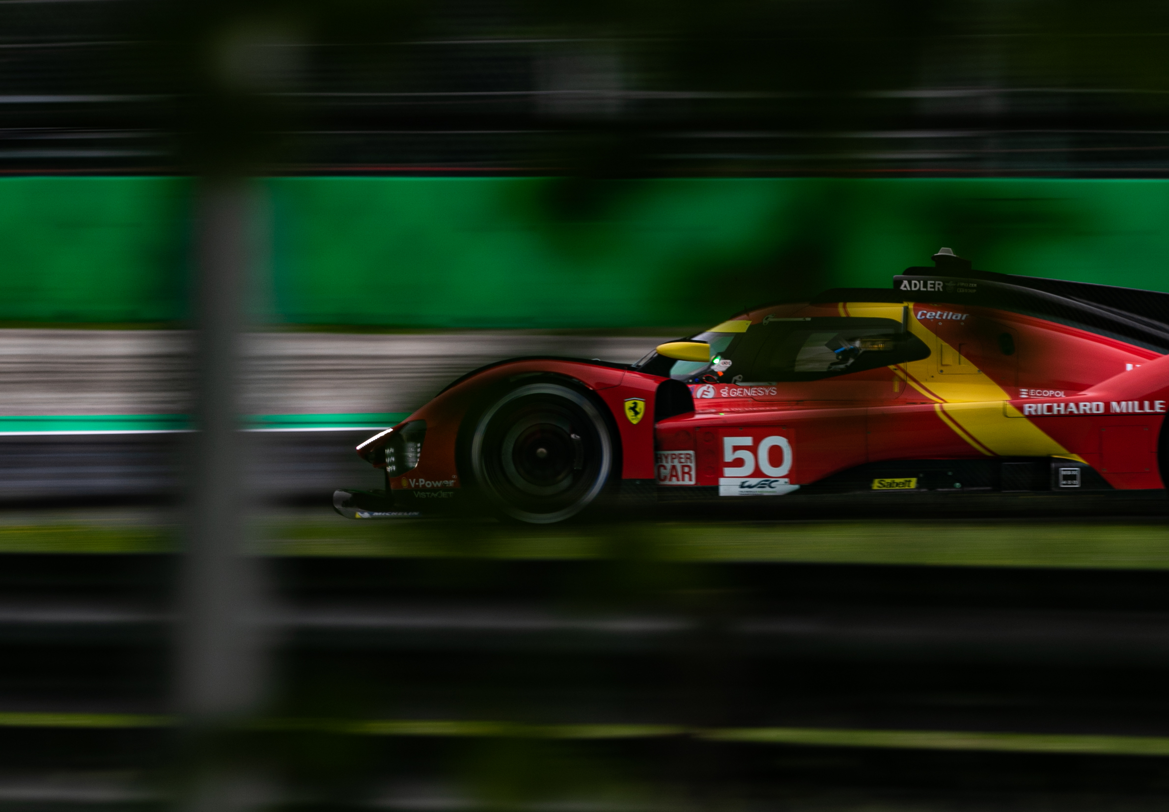 Ferrari in the forest