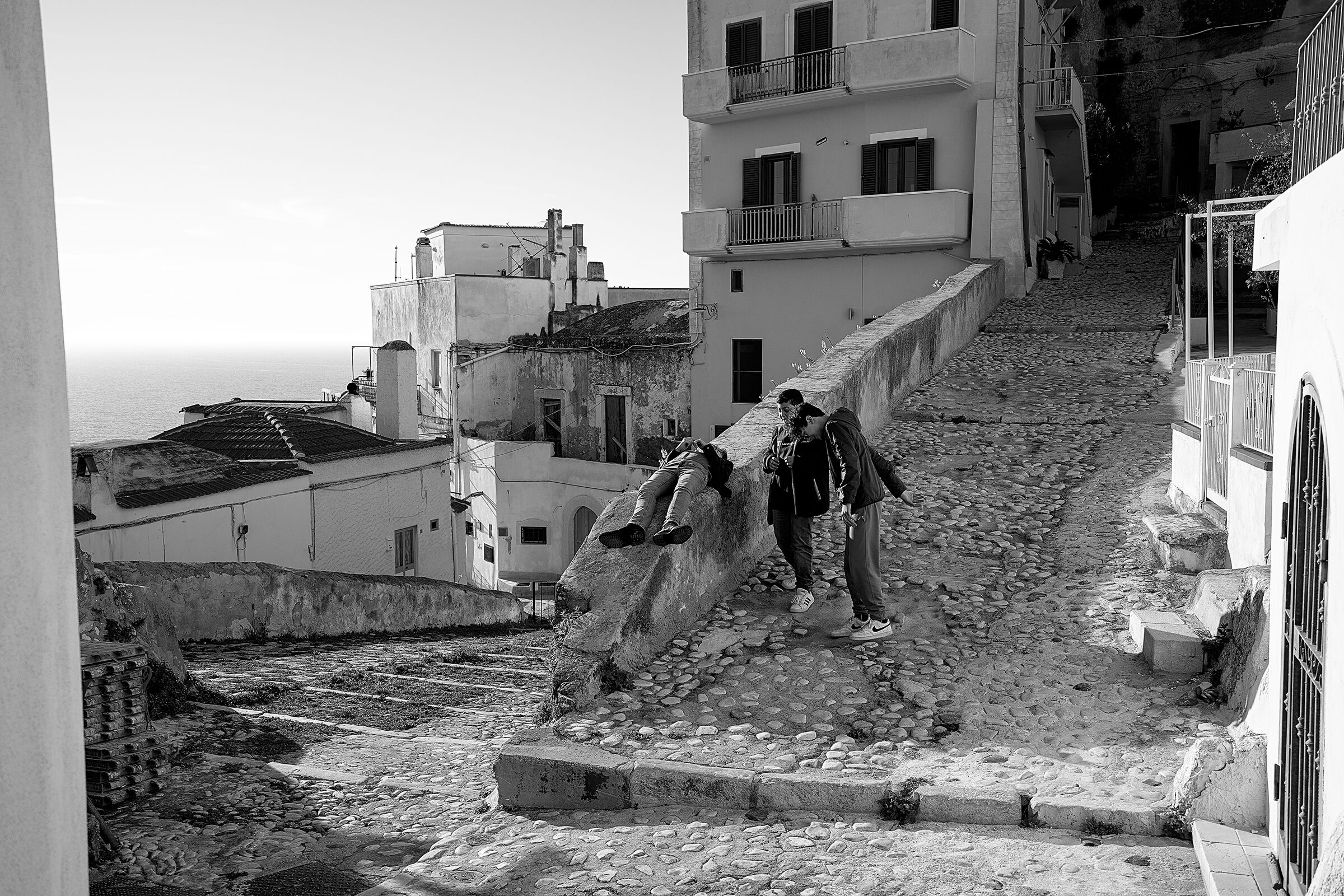 Friends in the village