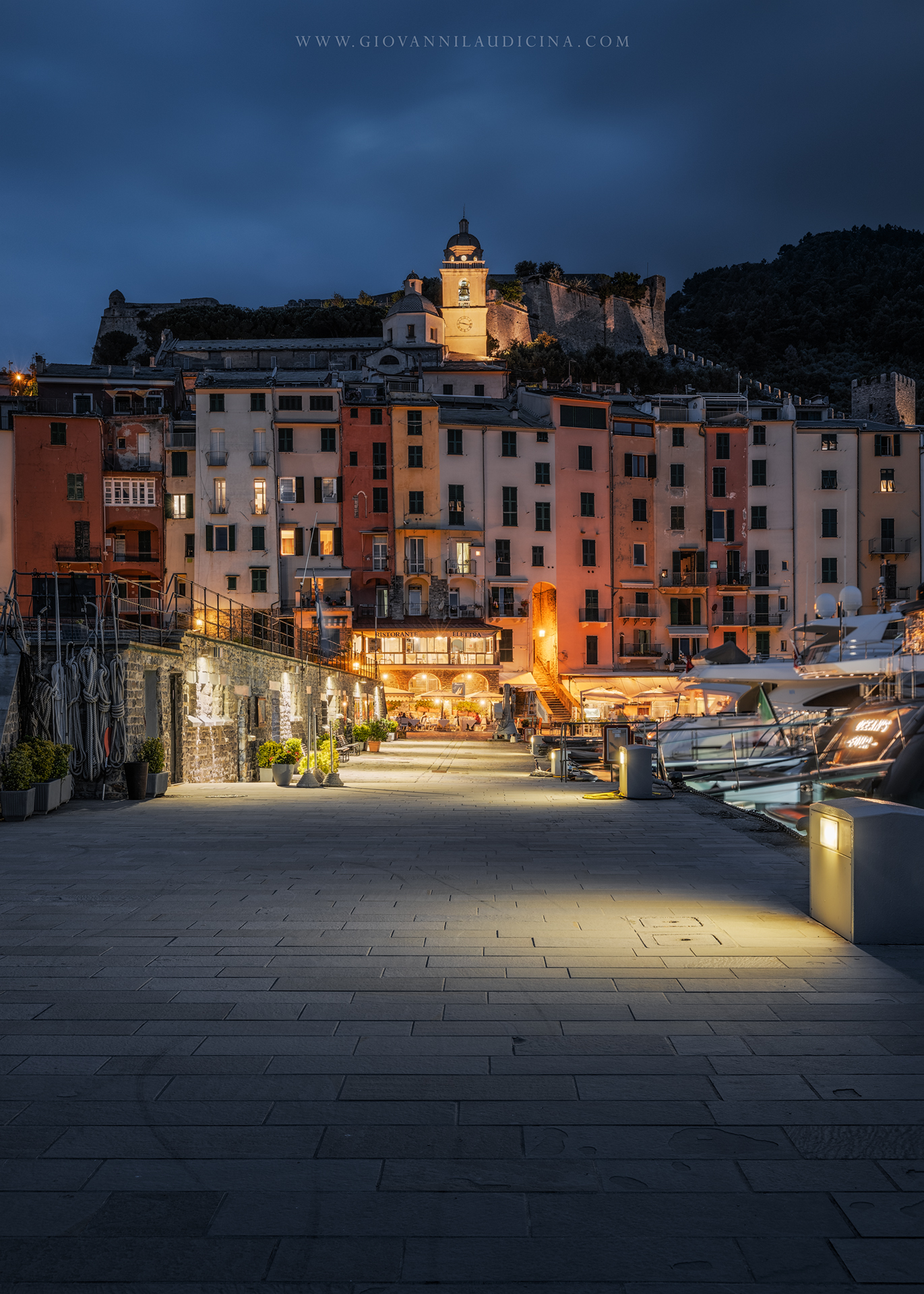The evening in Portovenere