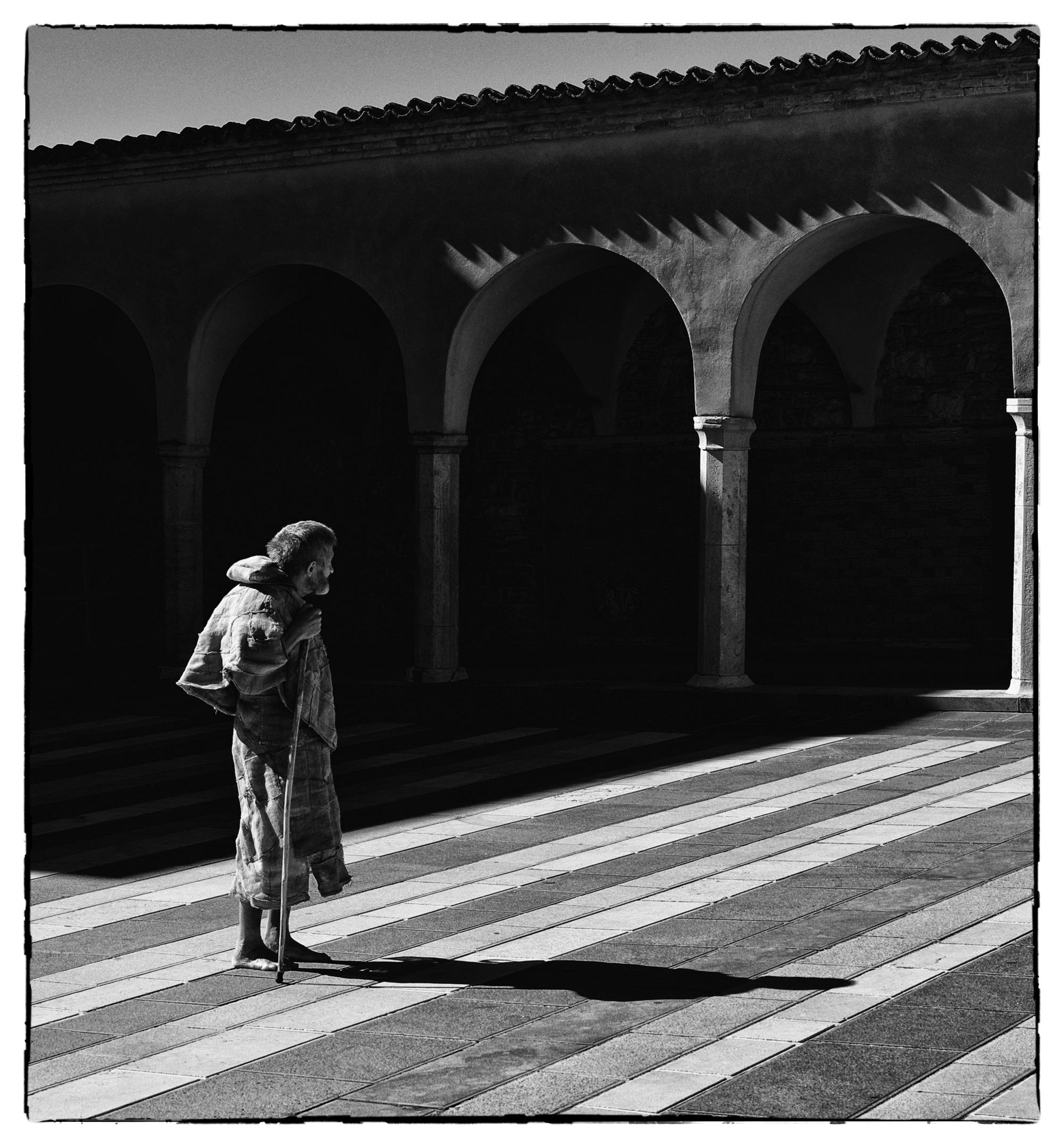 Standing in the light, looking in the dark