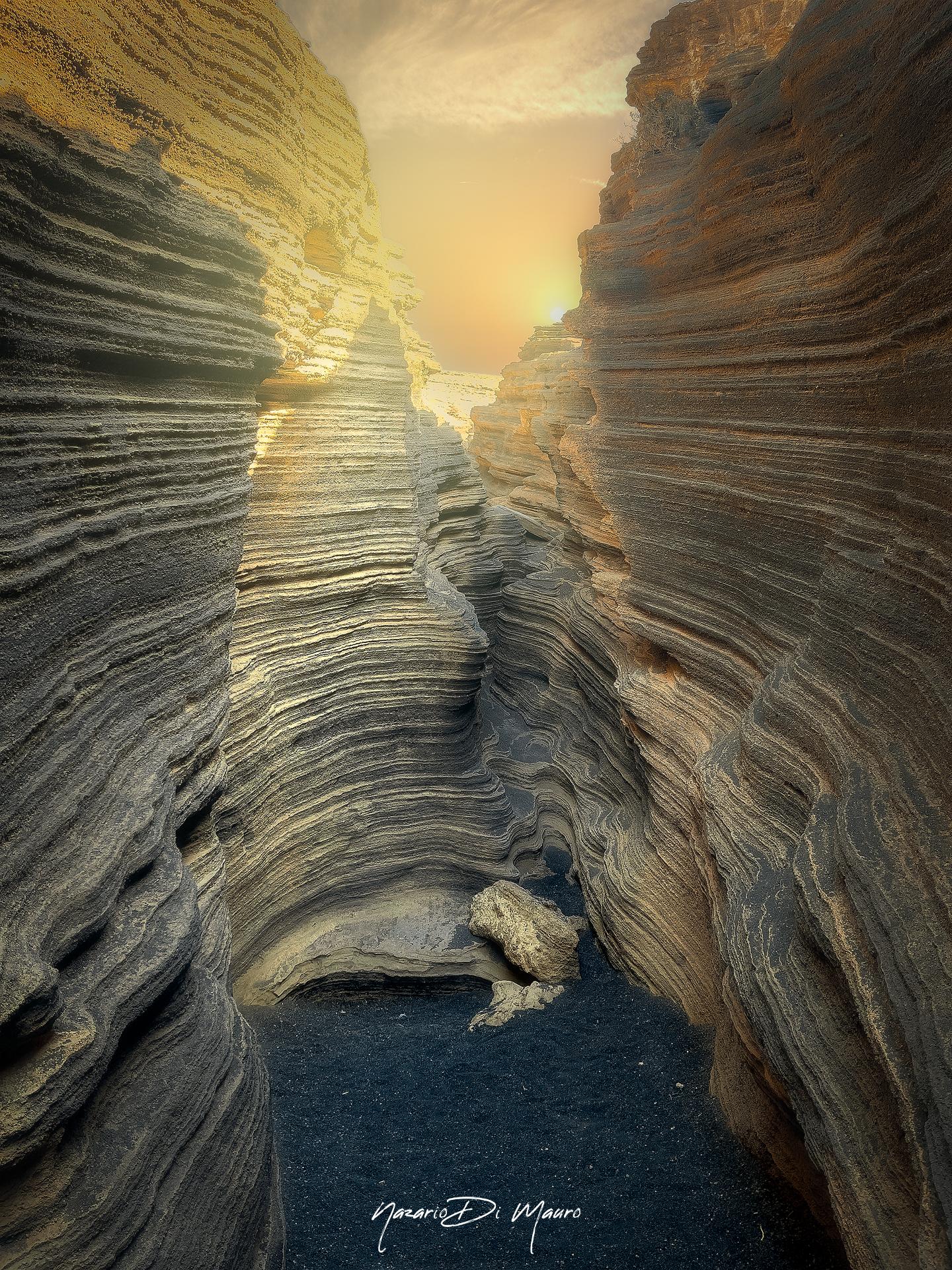 Formazioni laviche a Las Grietas - Lanzarote - Canarie