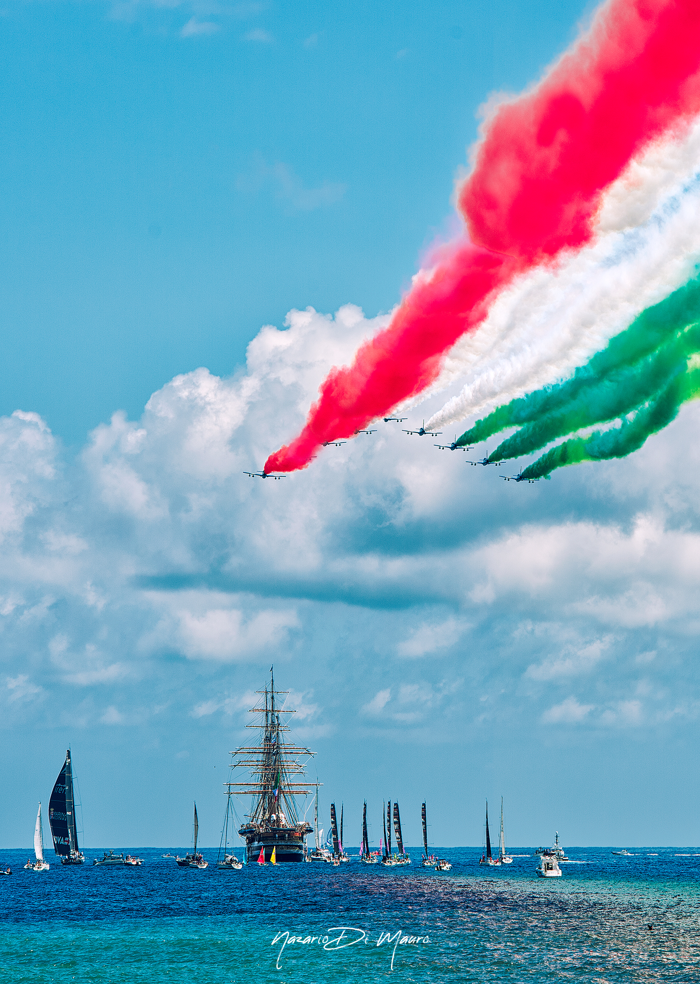 Amerigo Vespucci e Frecce Tricolori...Che Spettacolo!!!