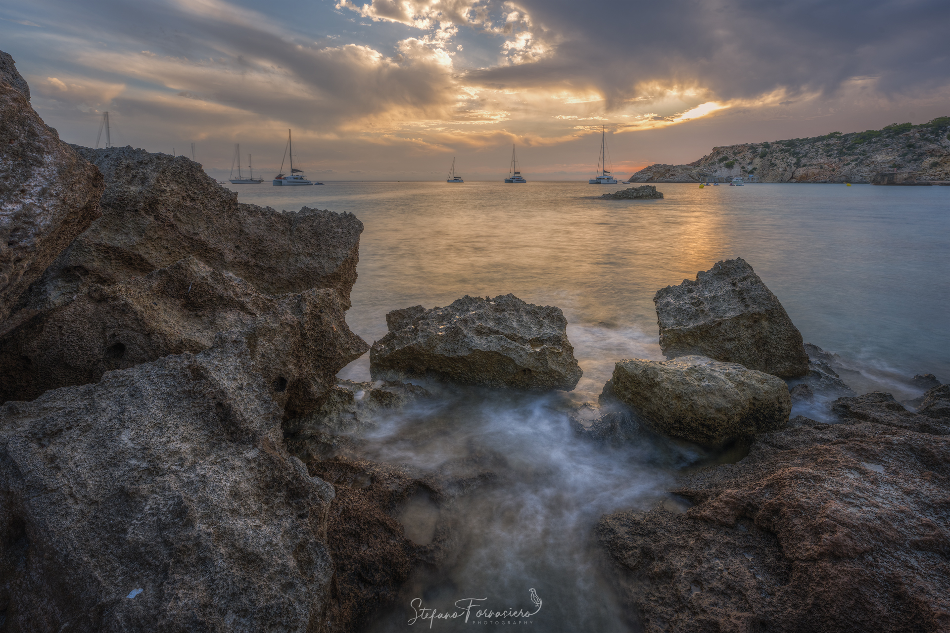 Scogliere al Tramonto