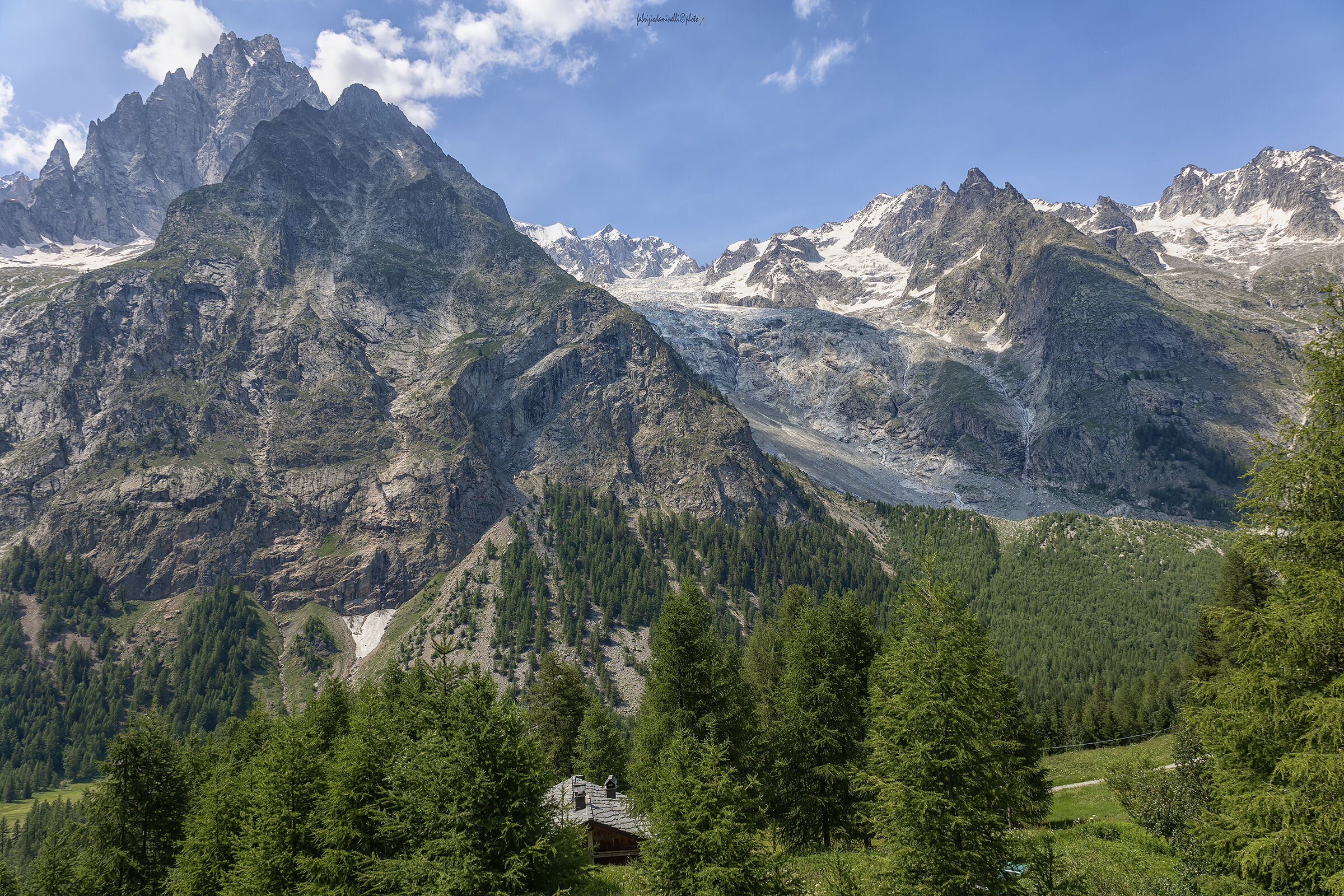 val veny  Aiguille noire de Peuterey  Brenva Glacier