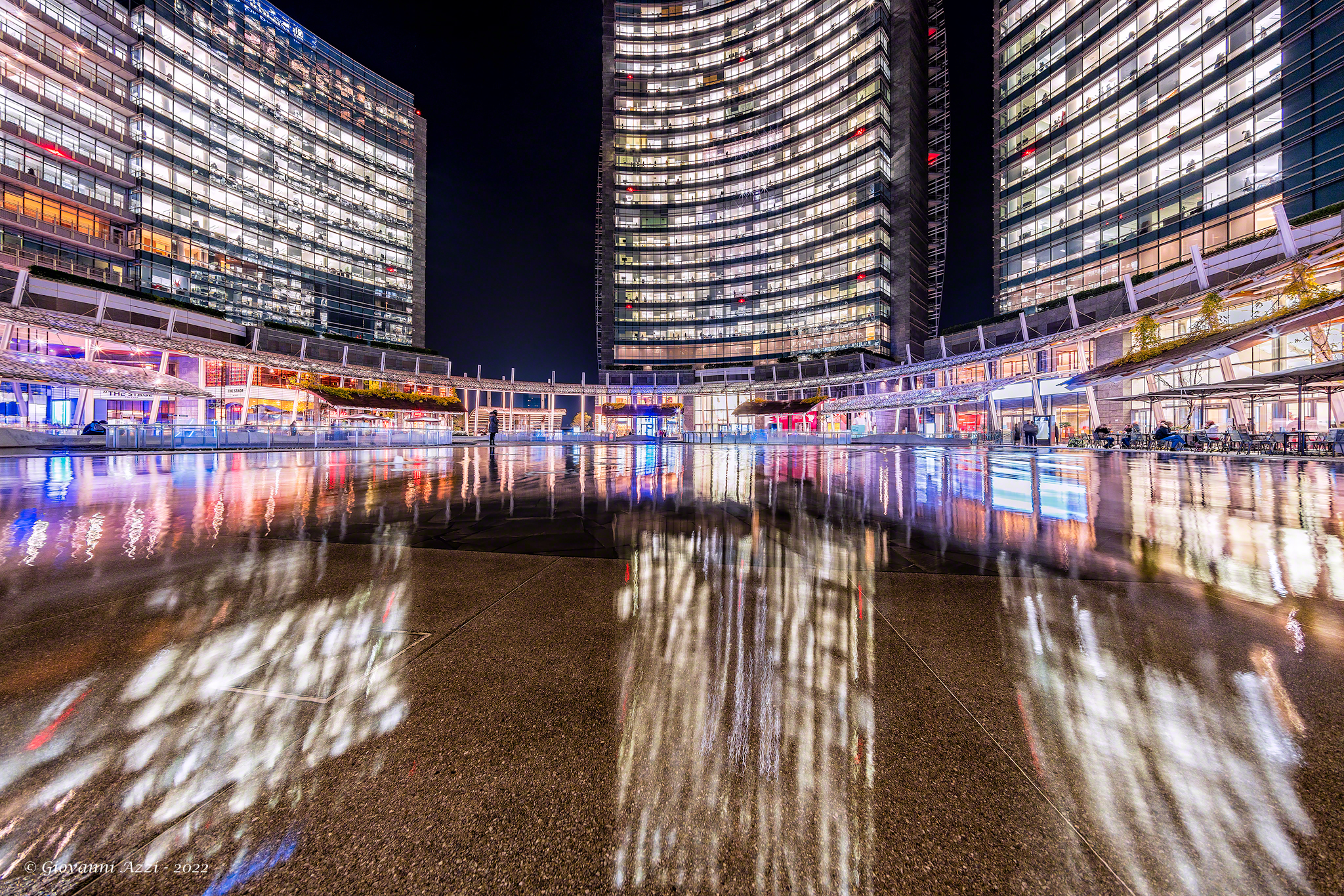 I colori di Piazza Gae Aulenti