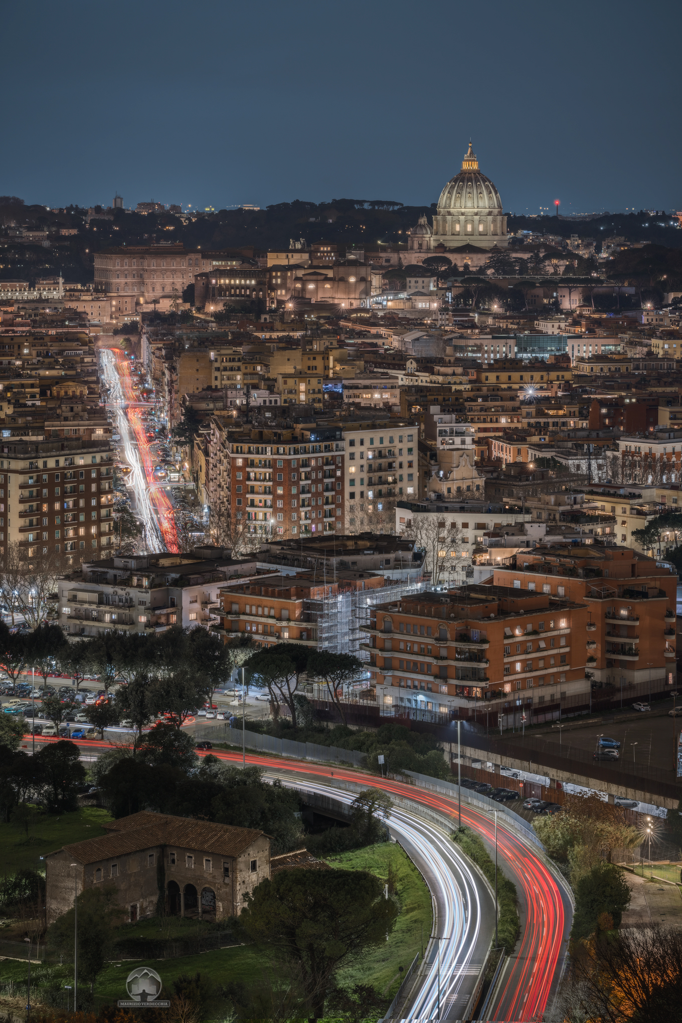 Roma dall'Alto - Tecnica Mortal Night