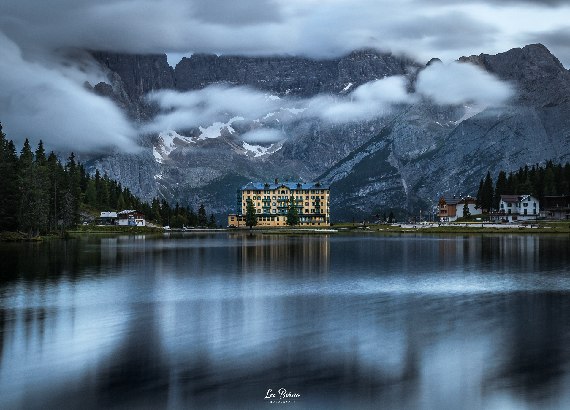 Cloudy Sunset, Lake Misurina