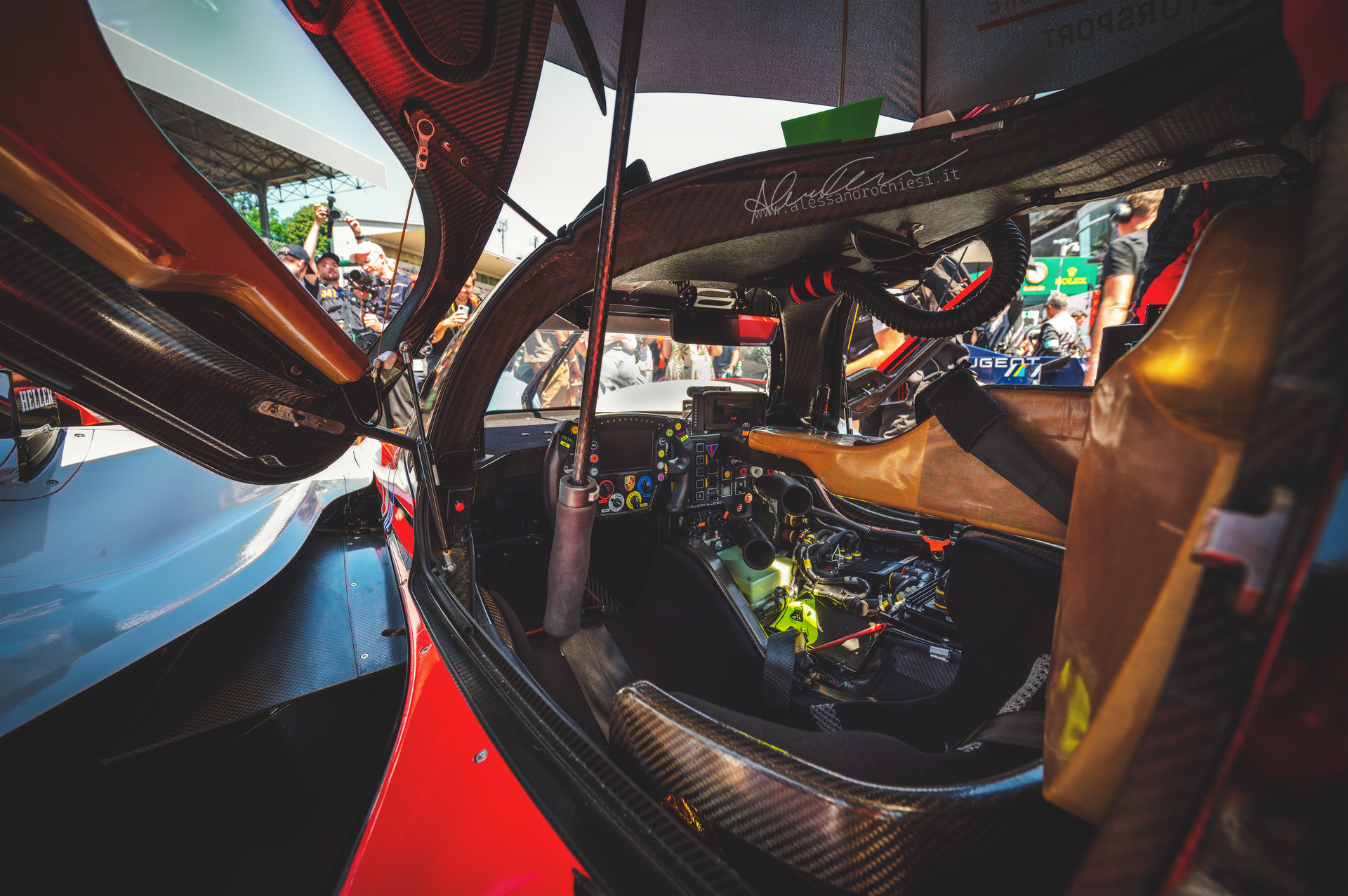 Toyota GR010 inside Monza WEC 2023