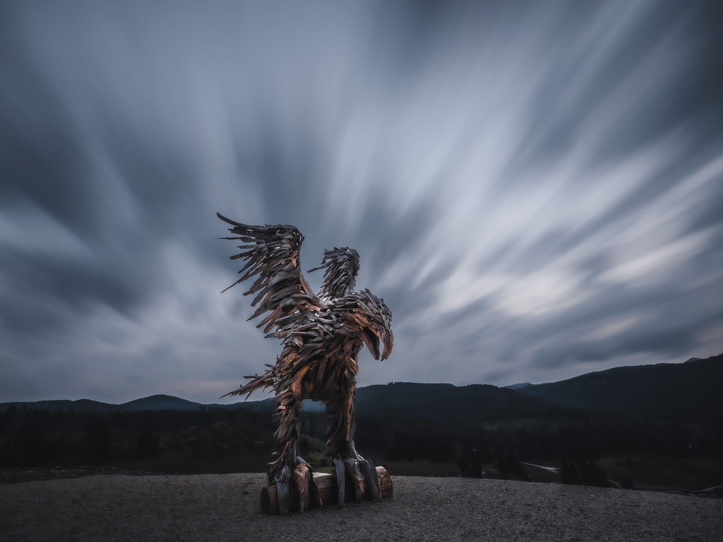 il volo dell'aquila...vaia