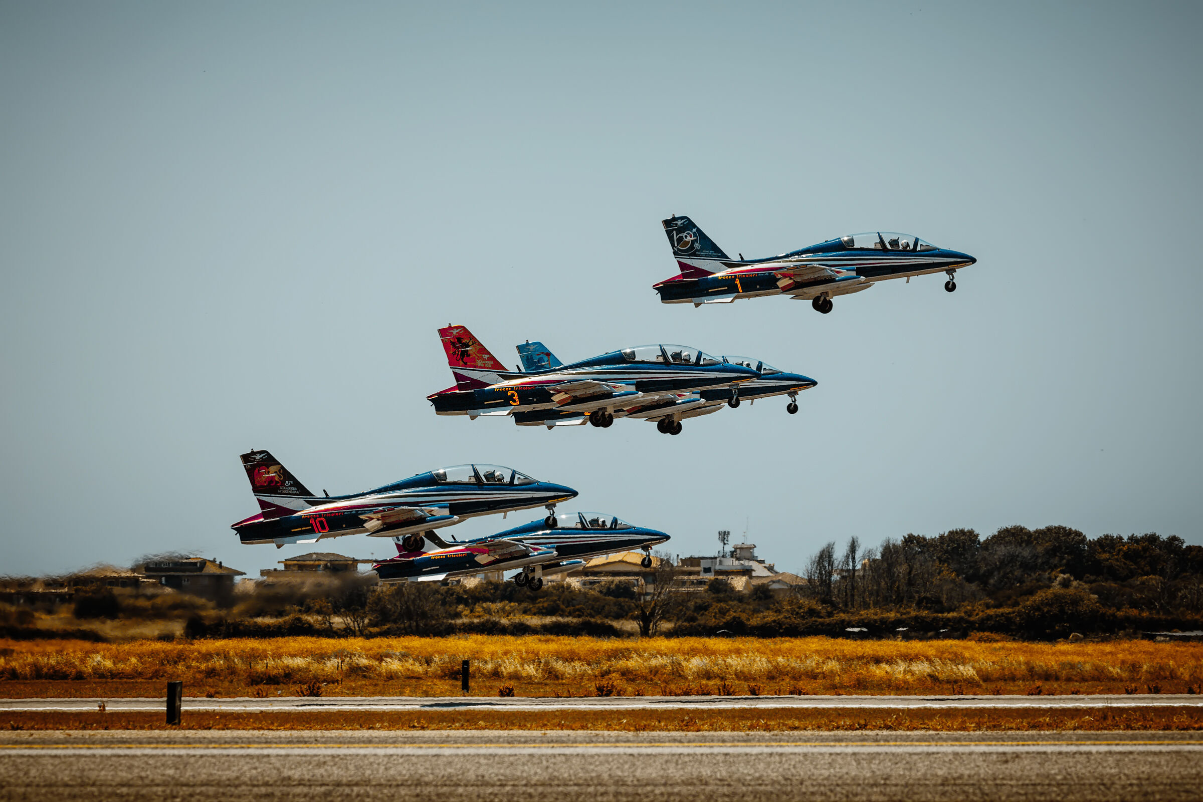 P.A.N. (1st group taking off)