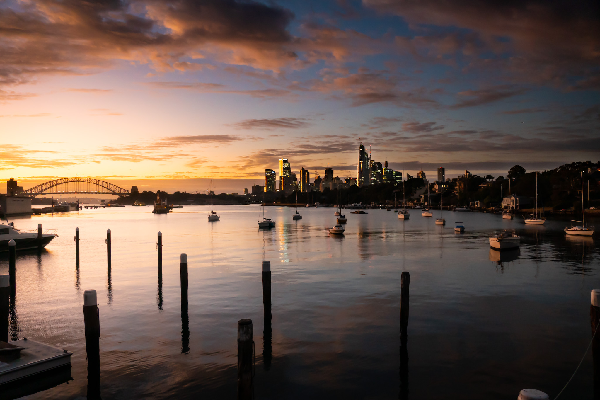 Sunrise in Sydney Bay