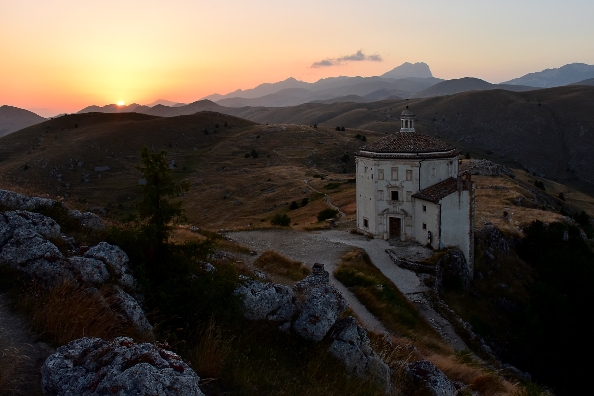 Sunset in Rocca Calascio