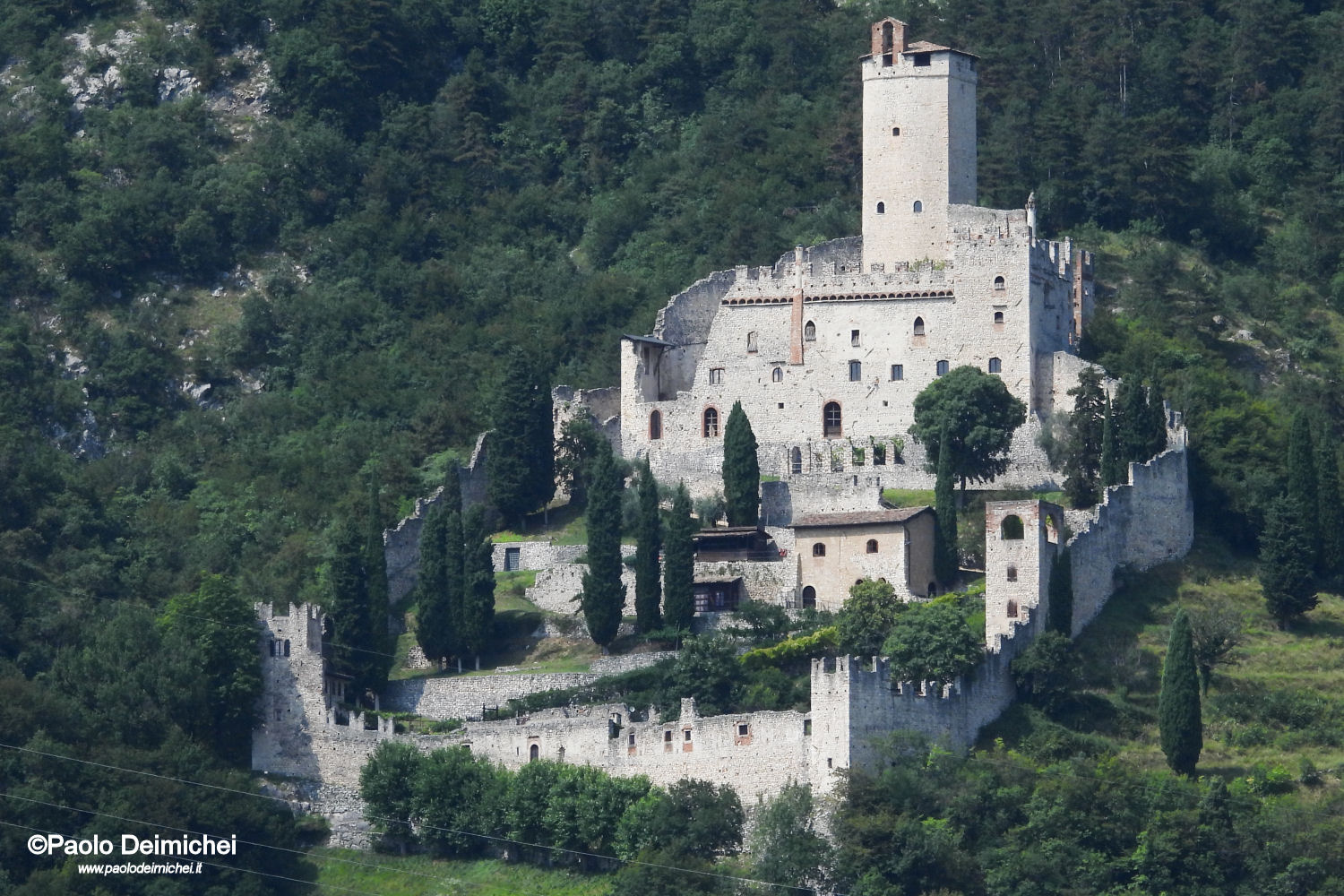 The historic Castle of Sabbionara in Trentino
