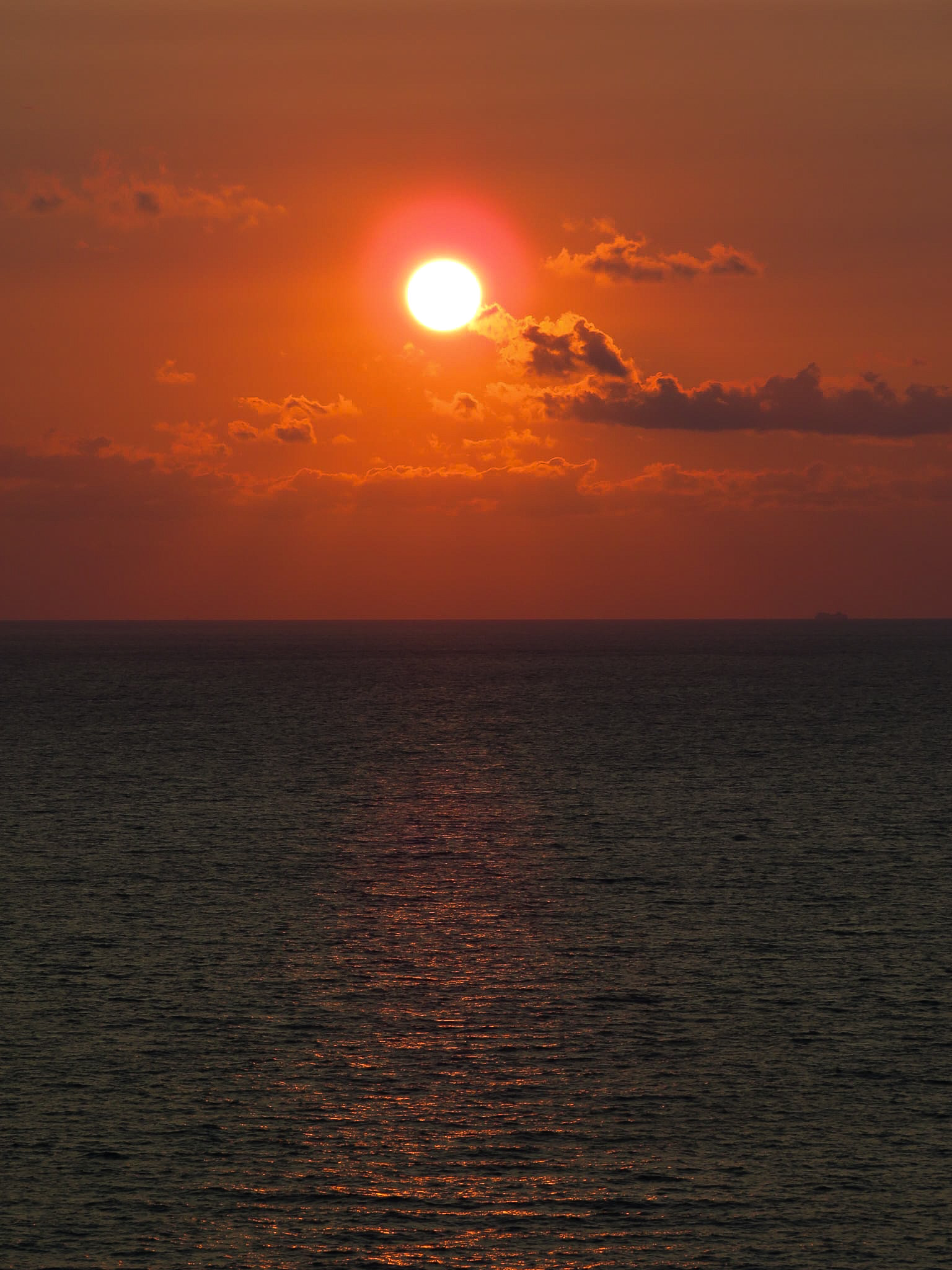 Tramonto sul mare di Tropea