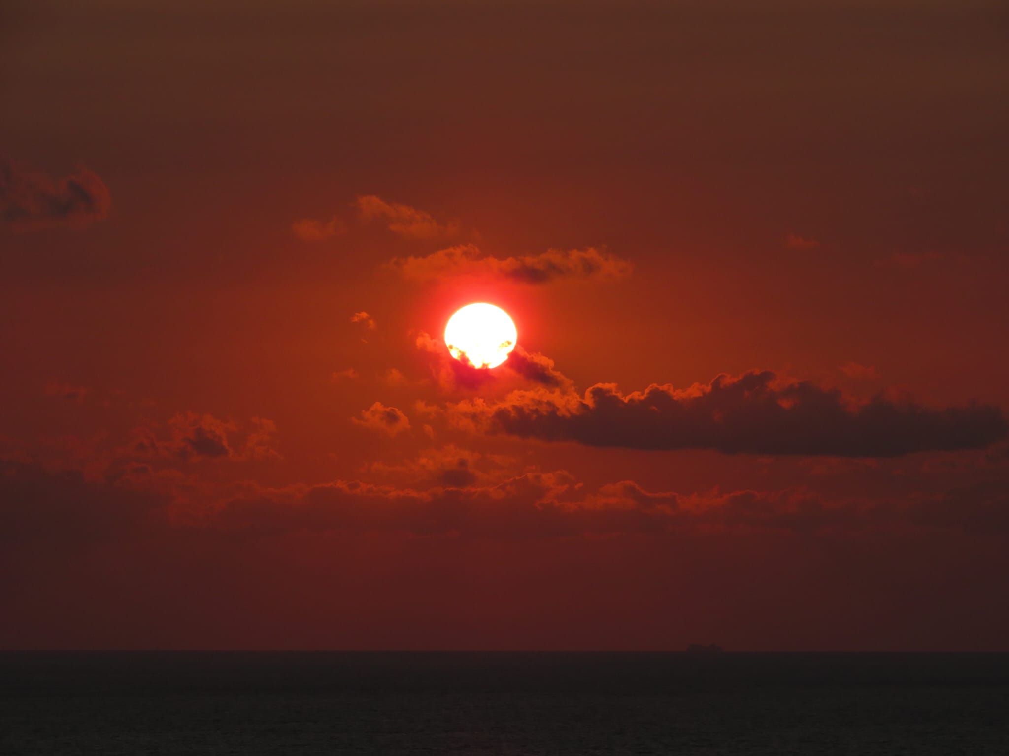 Tramonto sul Tirreno