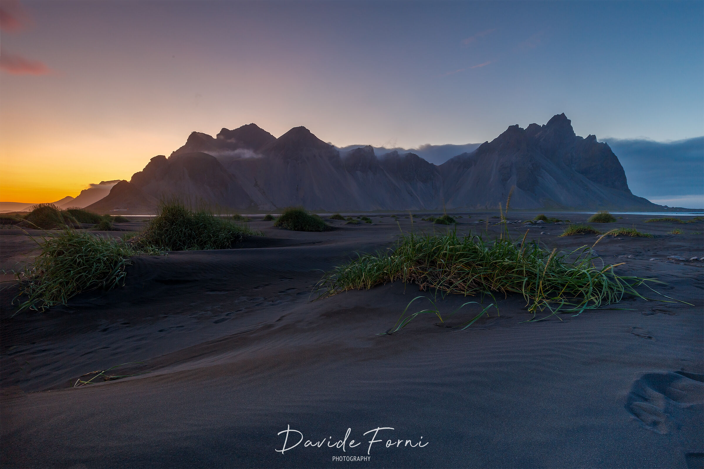 Tramonto sul Vestrahorn