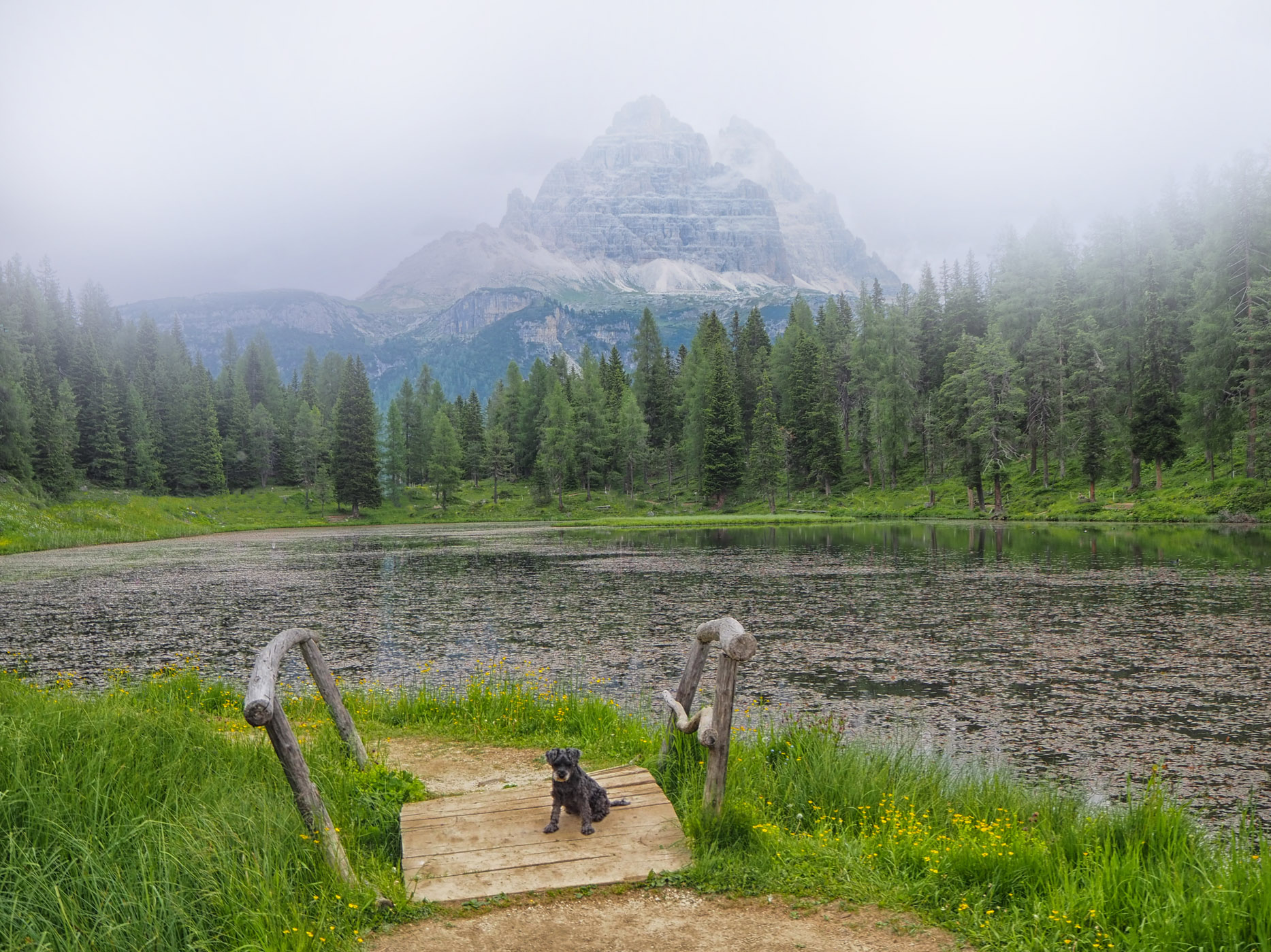 Tempo da Lupi al Lago d'Antorno
