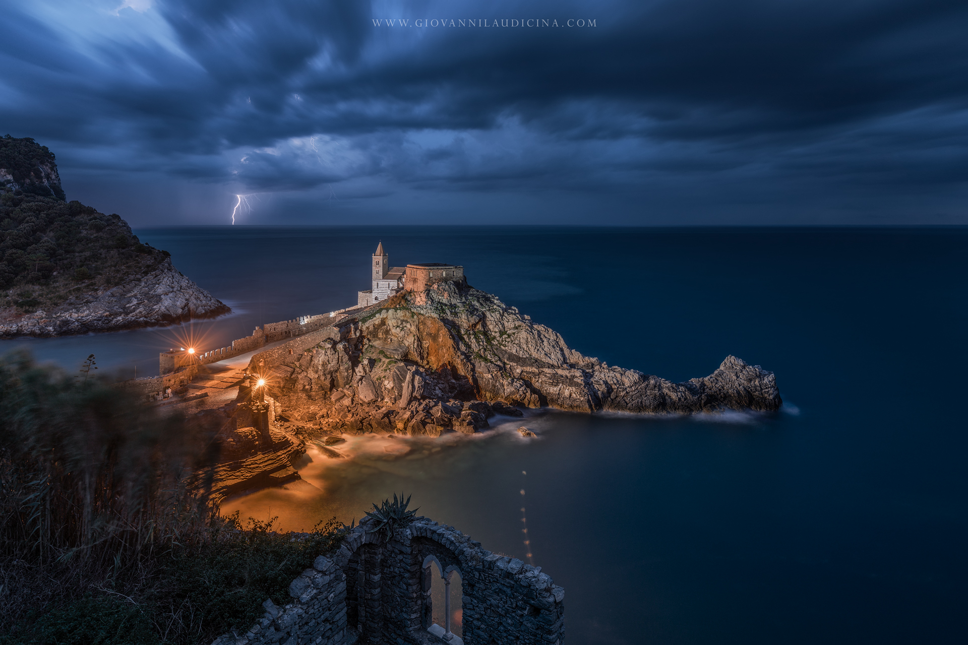 Lightning on Portovenere