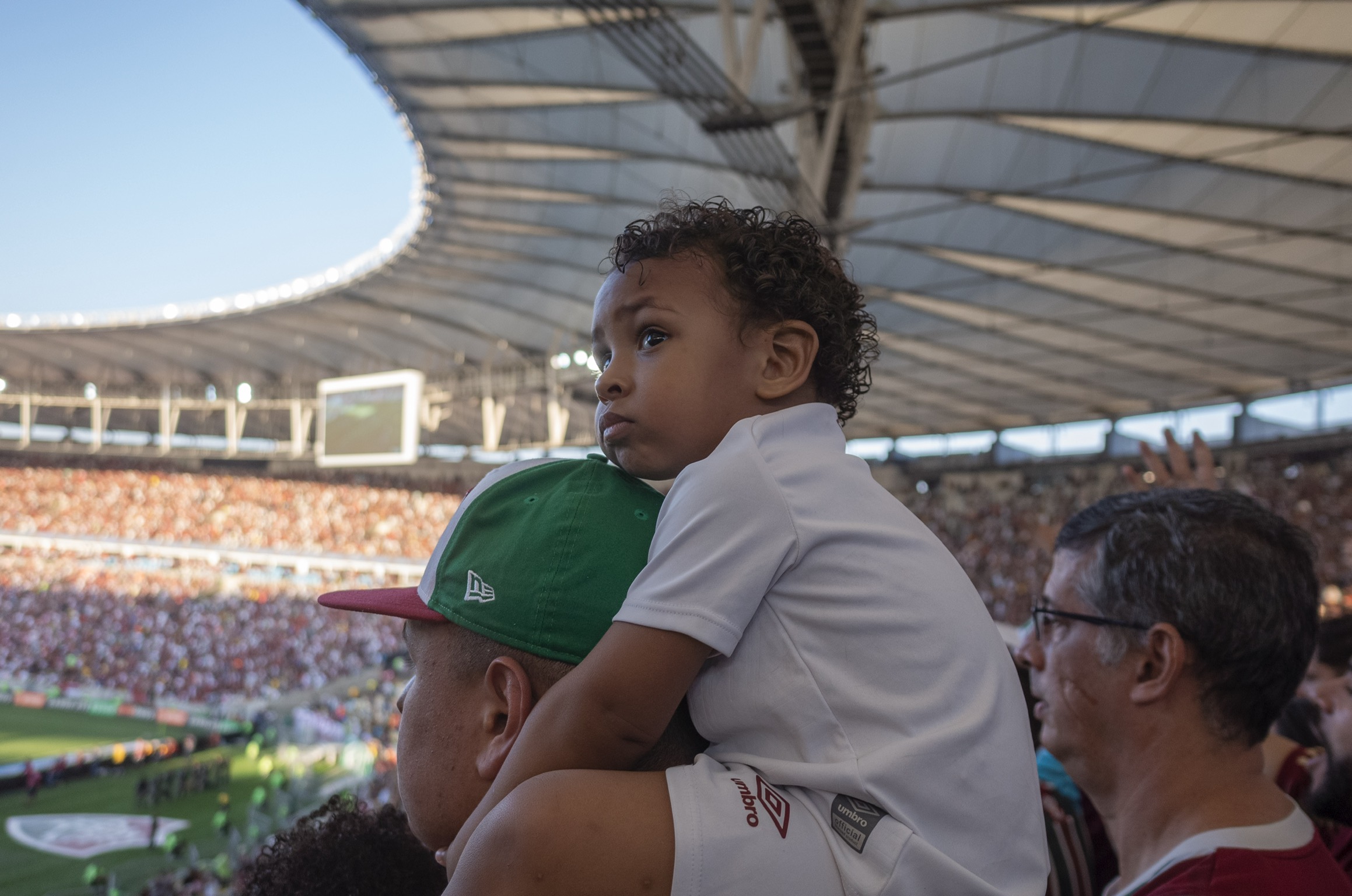 Giovane tifoso al Maracana'